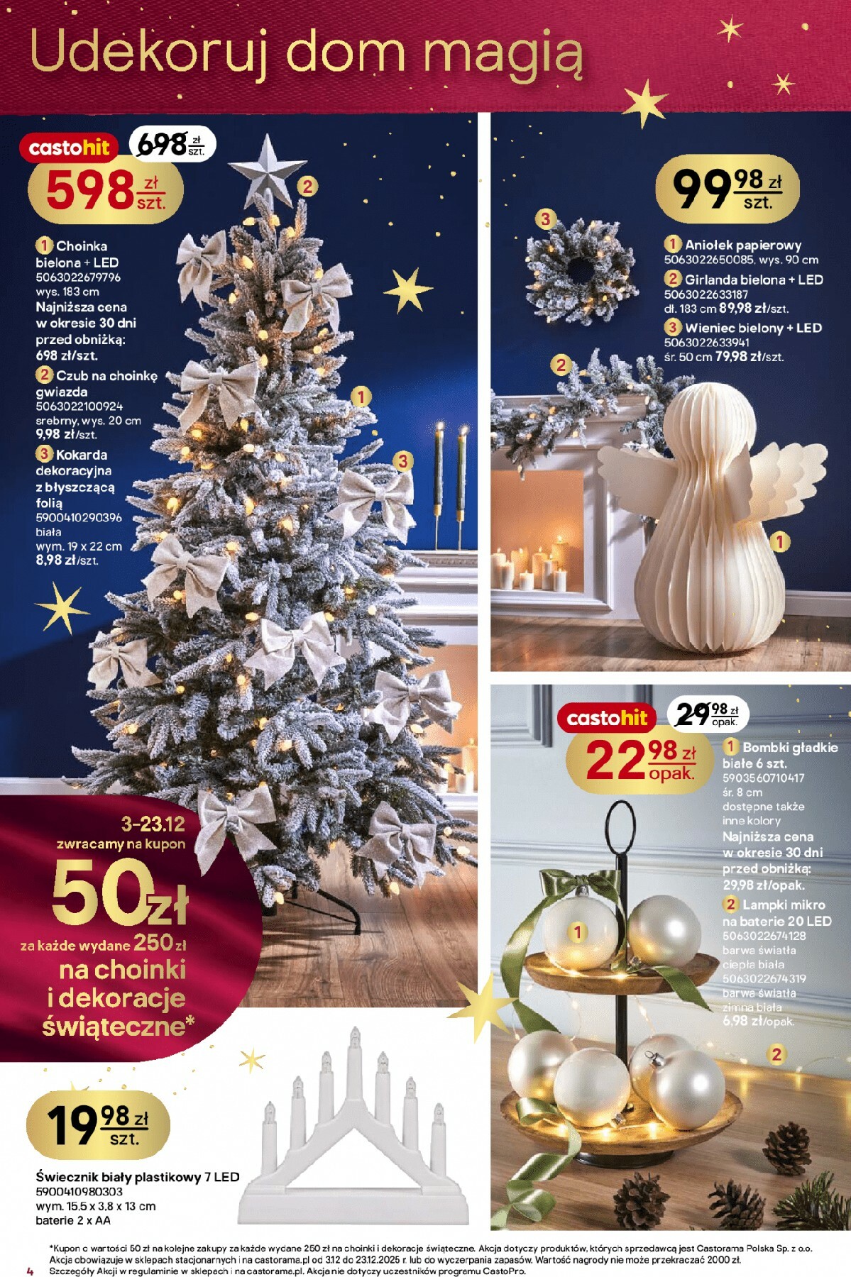 castorama - Gazetka Castorama - Święta Bożego Narodzenia - ważna od 03.12. do 23.12. - page: 4