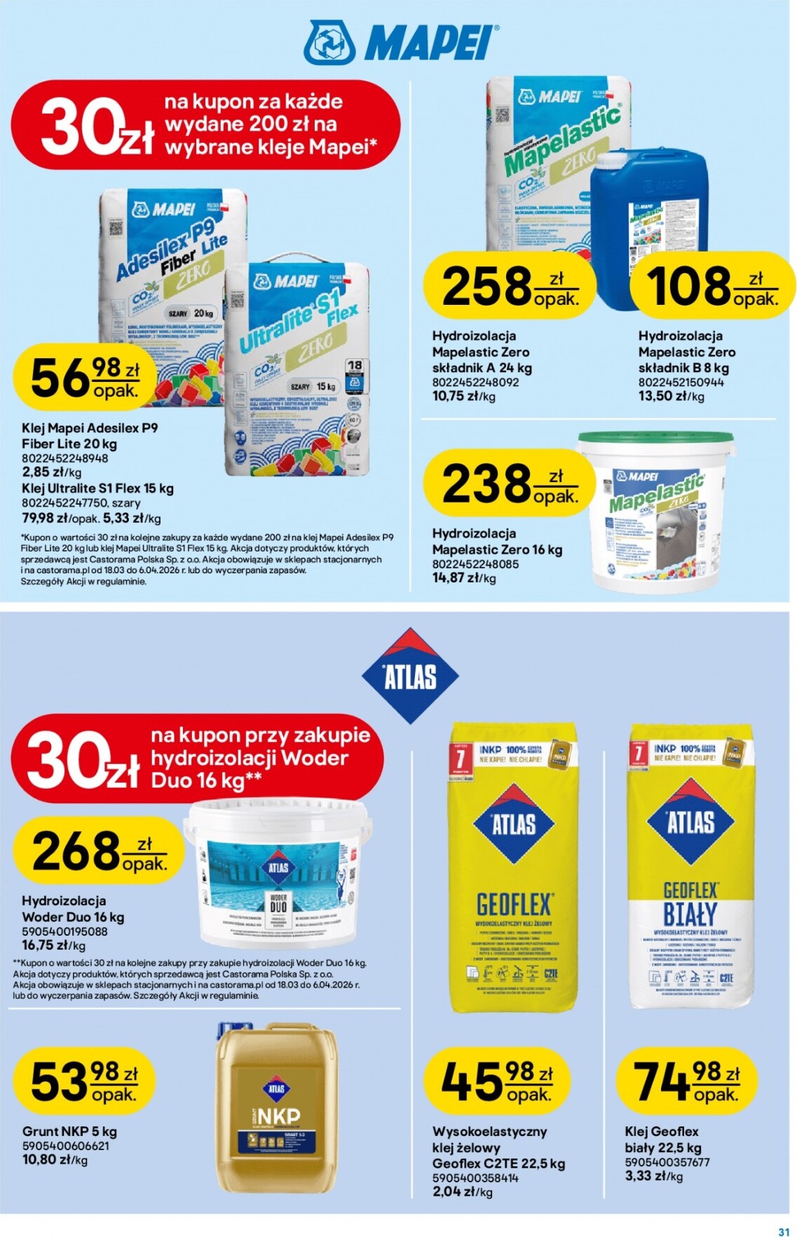 castorama - Gazetka Castorama - ważna od 18.03.2026 do 06.04.2026 - page: 31