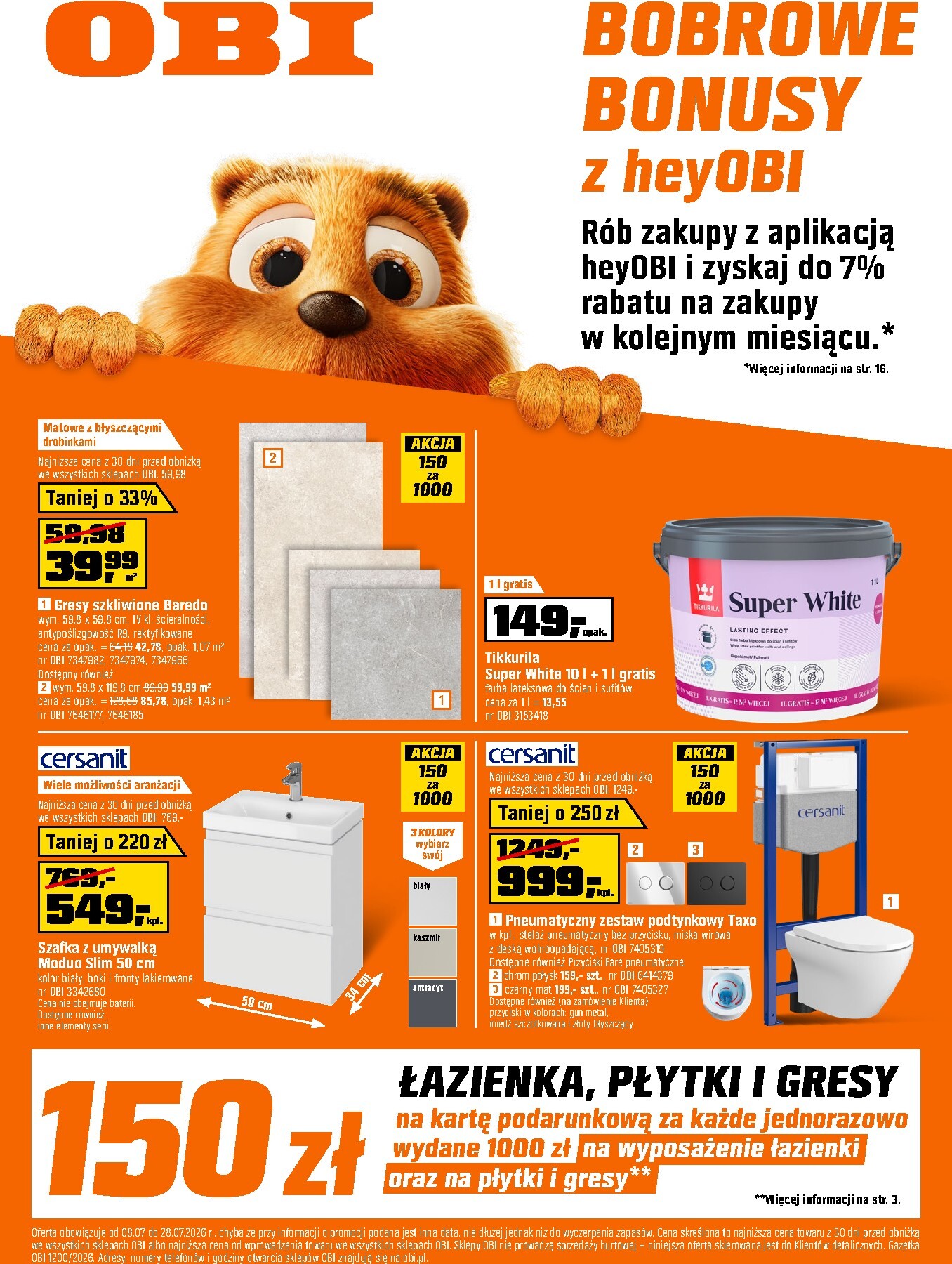 obi - Aktualna gazetka OBI ważna od 06.07.2026 do 20.07.2026