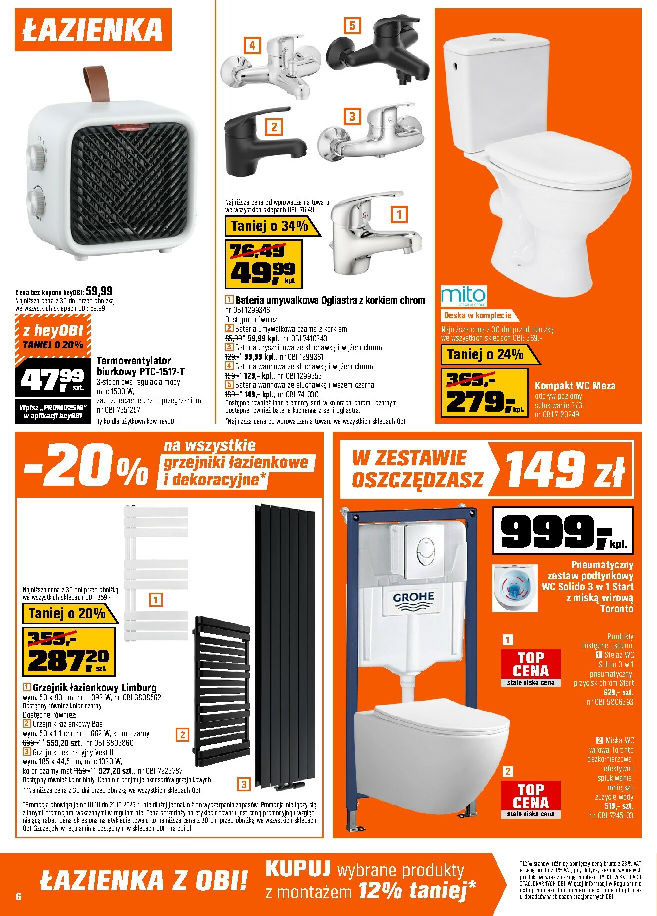 obi - Gazetka OBI - ważna od 01.10. do 21.10. - page: 6