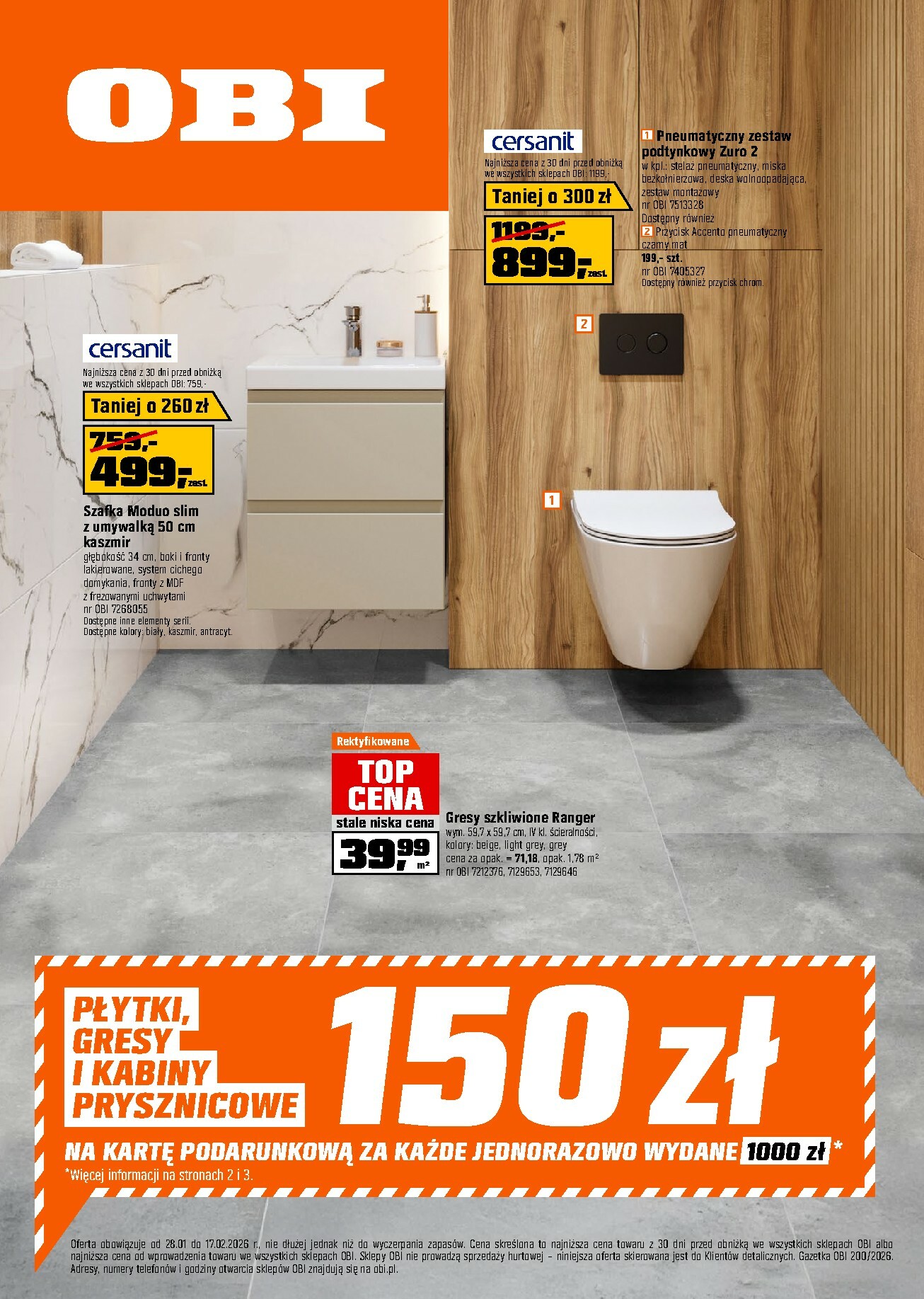 obi - Gazetka OBI - ważna od 28.01. do 17.02.