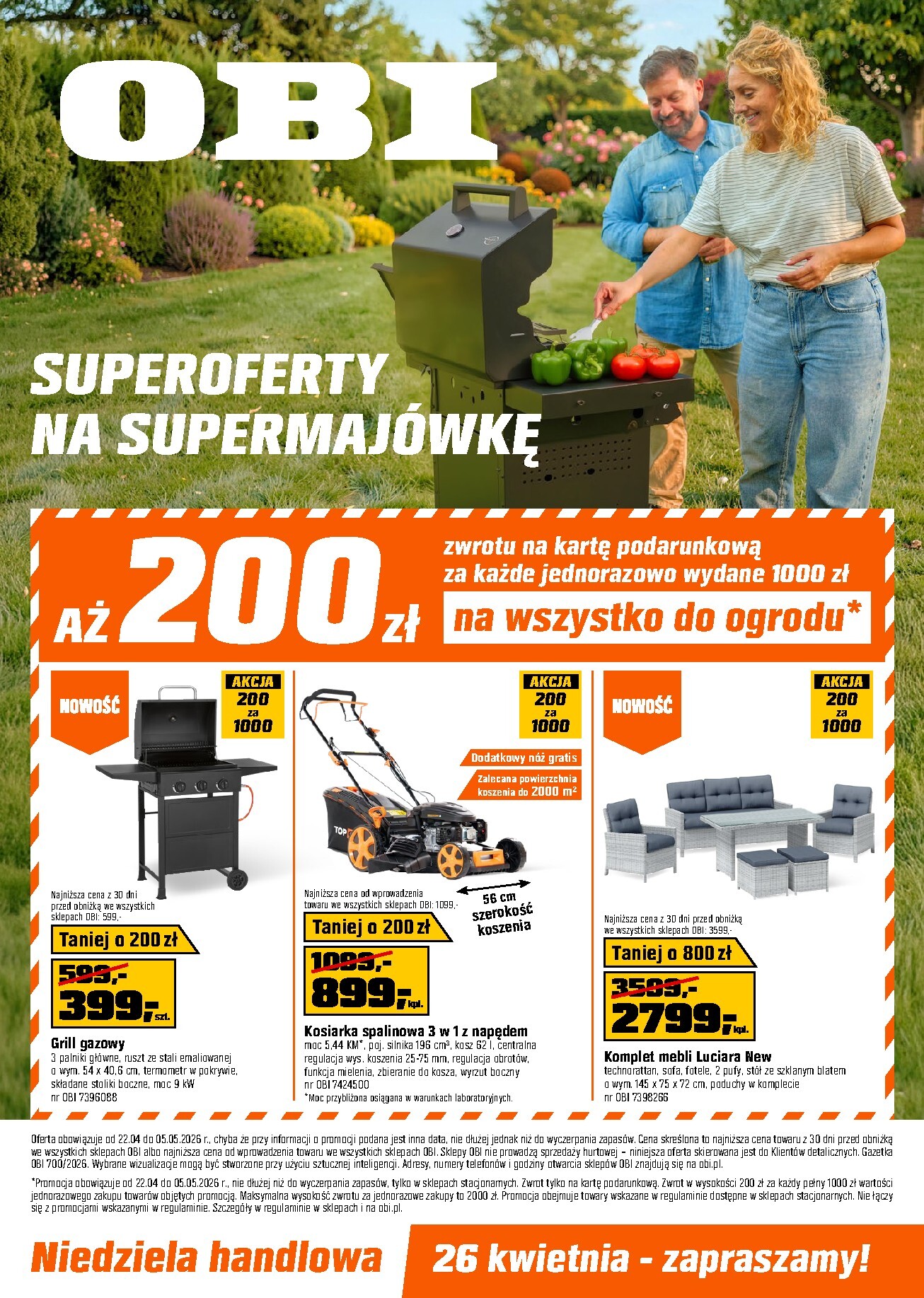 obi - Nowa gazetka OBI ważna od 22.04.2026 do 05.05.2026
