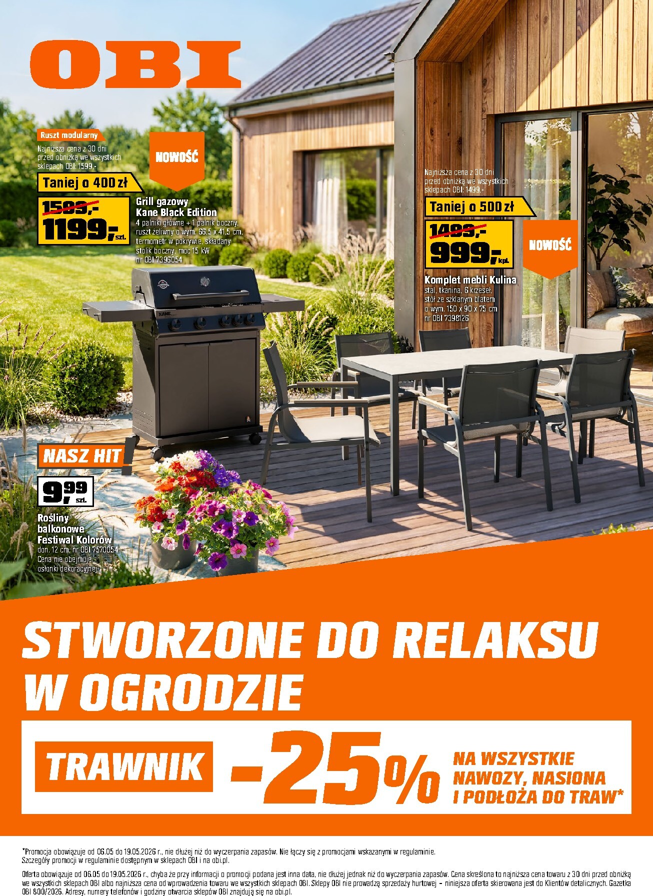 obi - Aktualna gazetka OBI ważna od 06.05.2026 do 19.05.2026