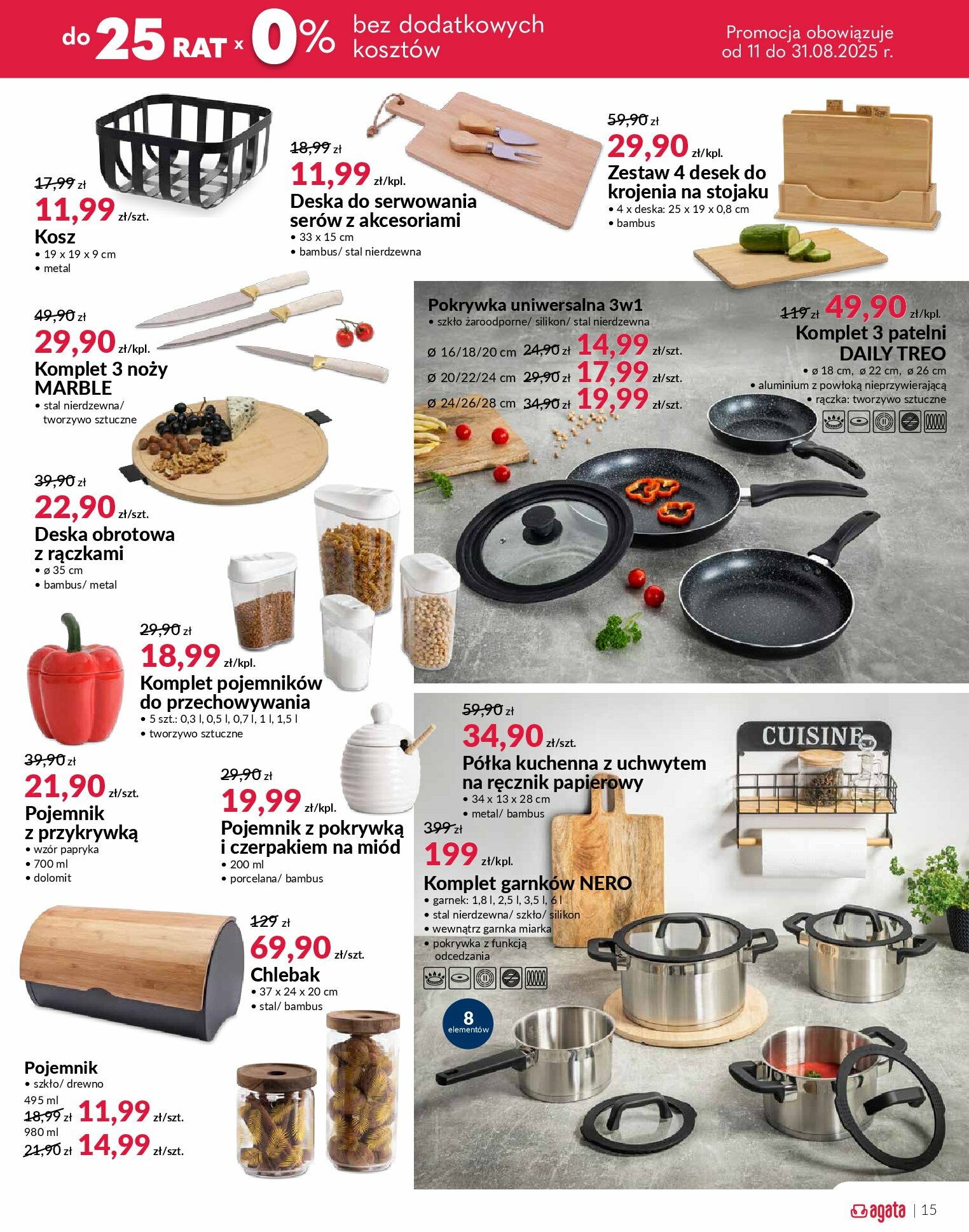 agata-meble - Gazetka Agata Meble - ważna od 11.08. do 31.08. - page: 15