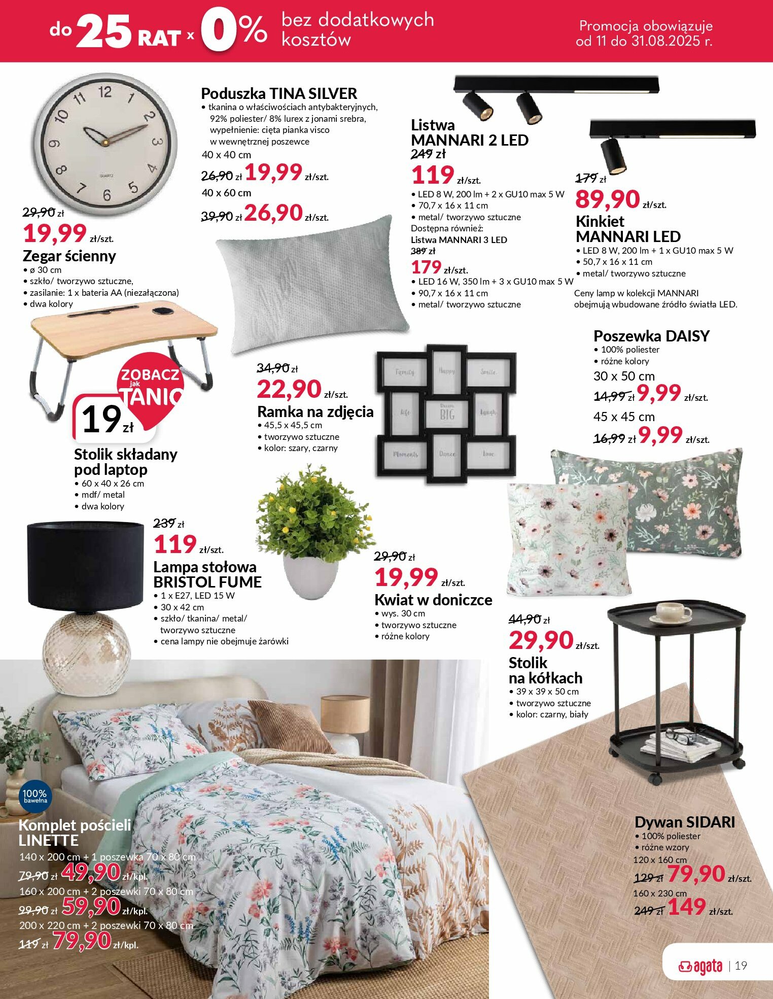 agata-meble - Gazetka Agata Meble - ważna od 11.08. do 31.08. - page: 19