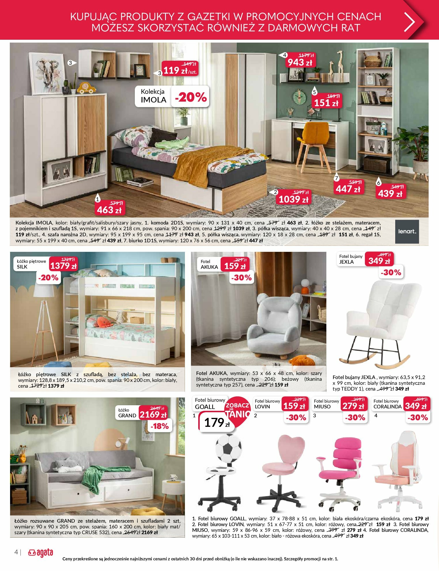 agata-meble - Gazetka Agata Meble - ważna od 11.08. do 31.08. - page: 4