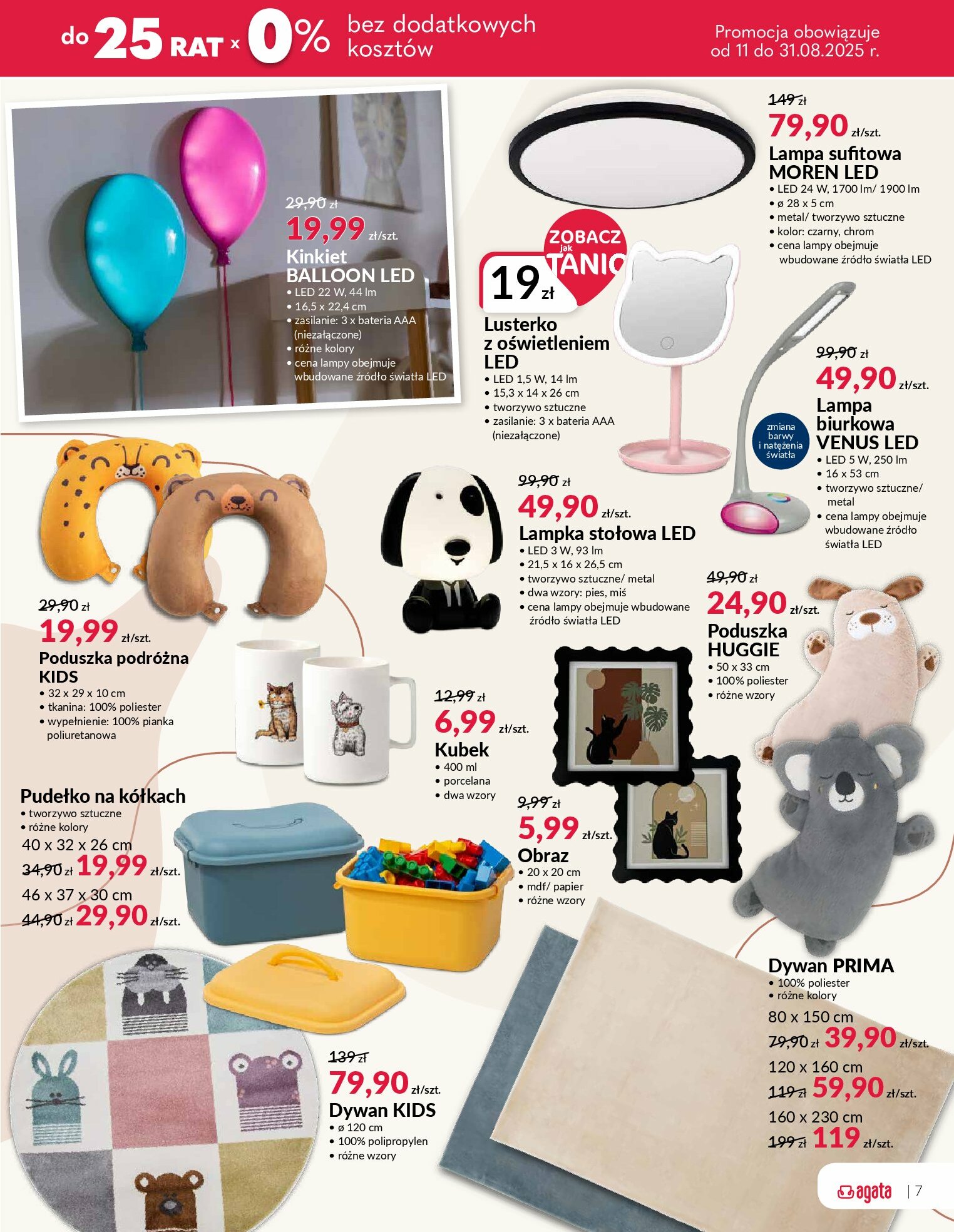 agata-meble - Gazetka Agata Meble - ważna od 11.08. do 31.08. - page: 7