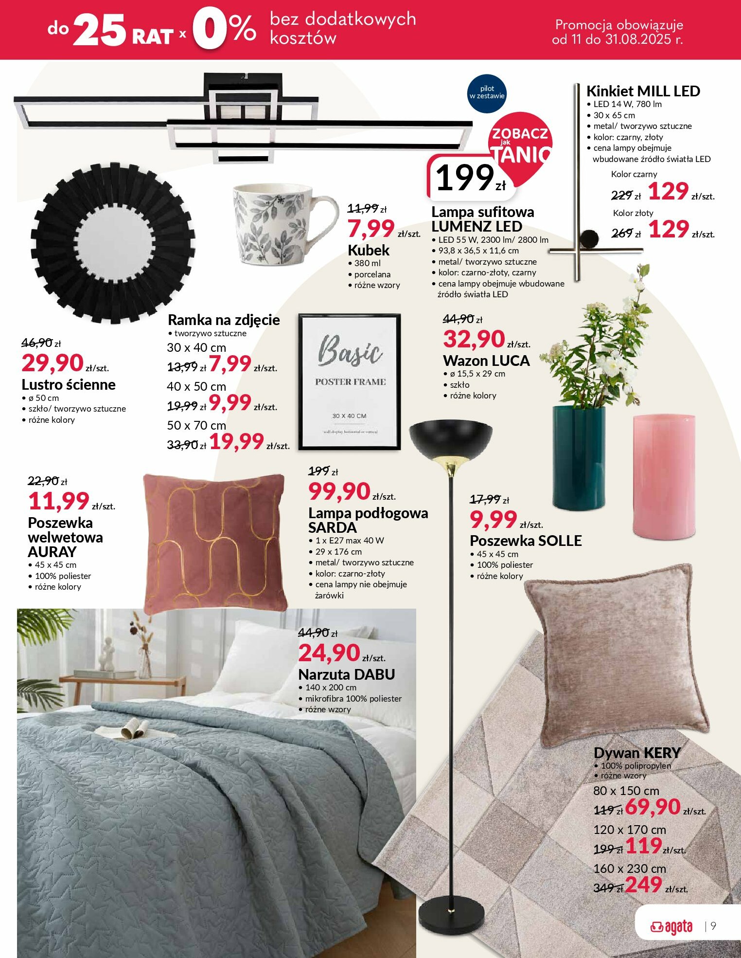 agata-meble - Gazetka Agata Meble - ważna od 11.08. do 31.08. - page: 9