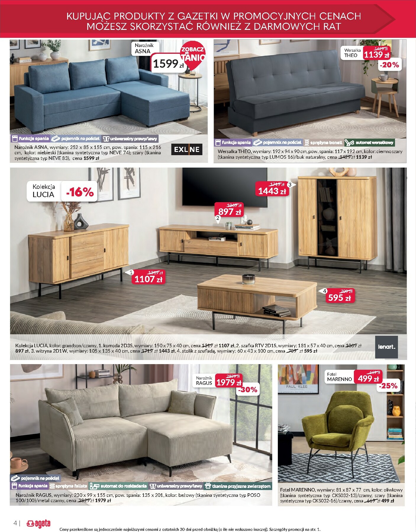 agata-meble - Gazetka Agata Meble - ważna od 24.09. do 11.10. - page: 4