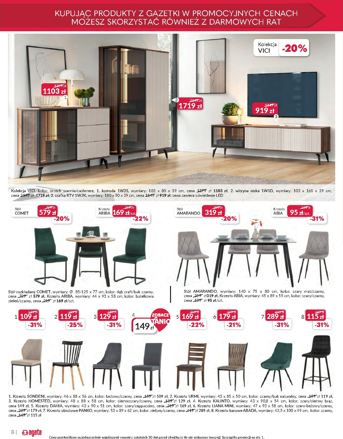 agata-meble - Gazetka Agata Meble - ważna od 24.09. do 11.10. - page: 8