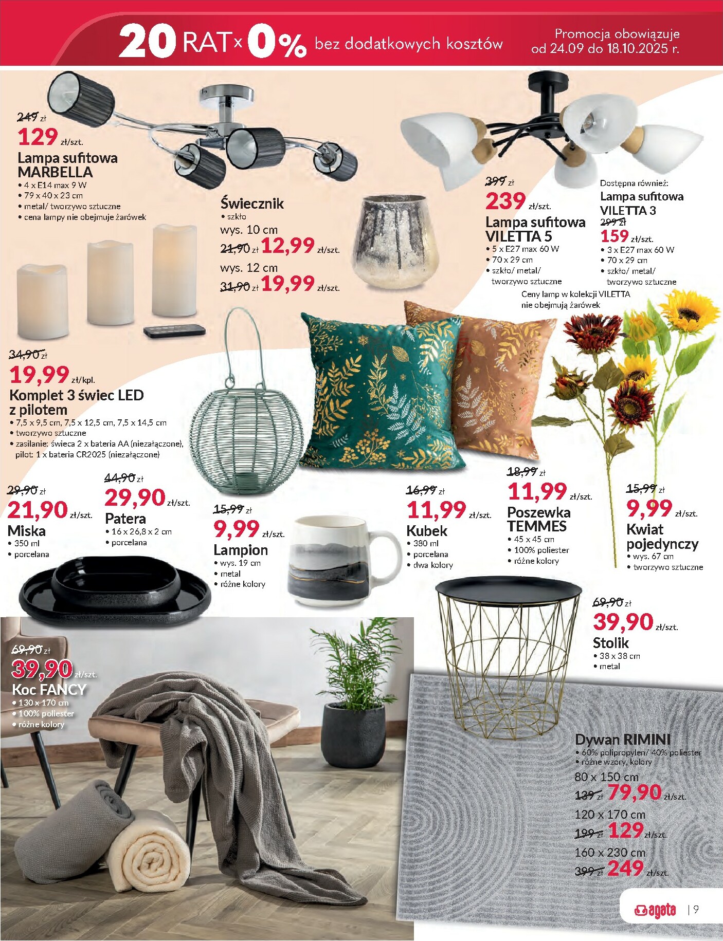 agata-meble - Gazetka Agata Meble - ważna od 24.09. do 11.10. - page: 9
