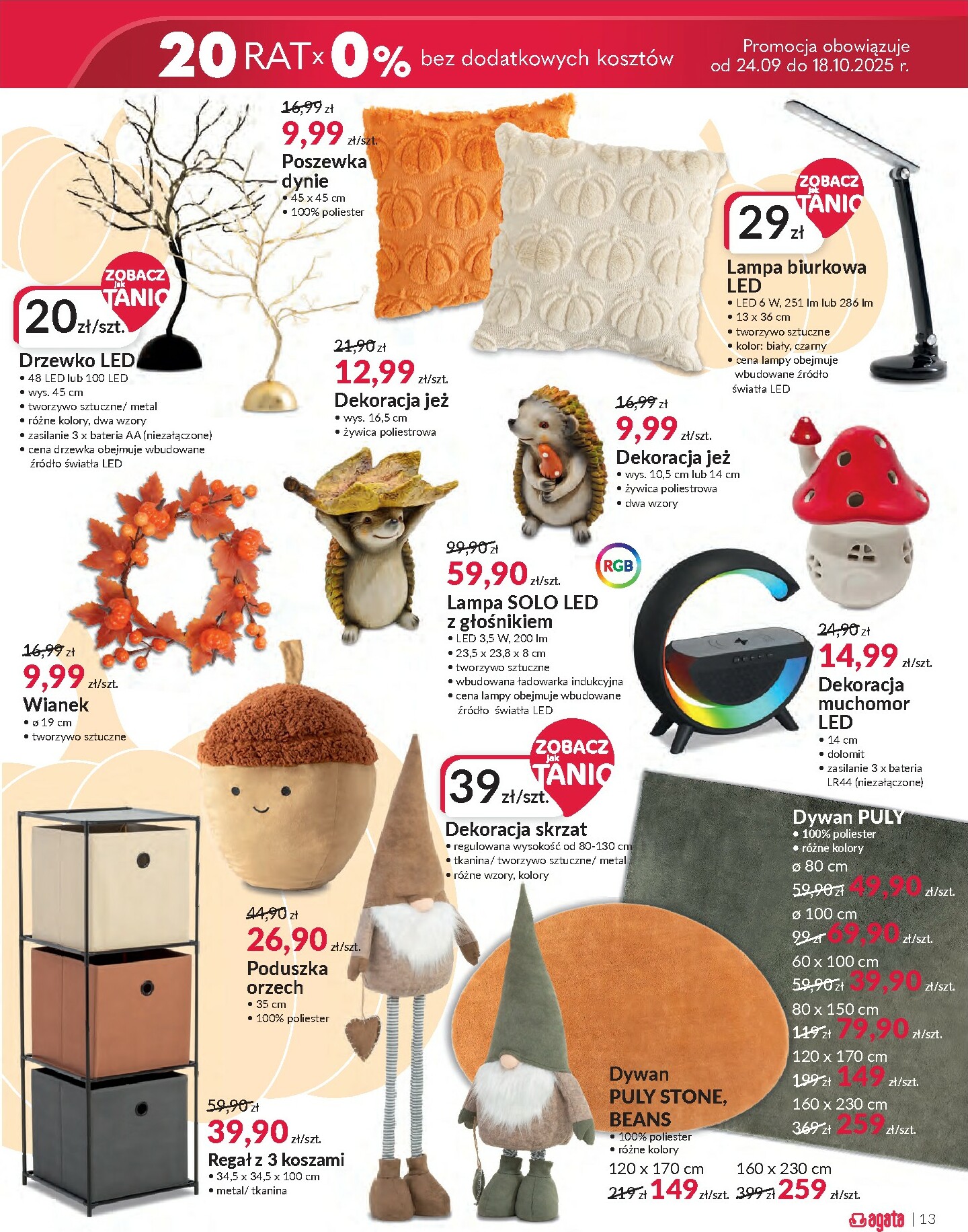 agata-meble - Gazetka Agata Meble - ważna od 24.09. do 11.10. - page: 13