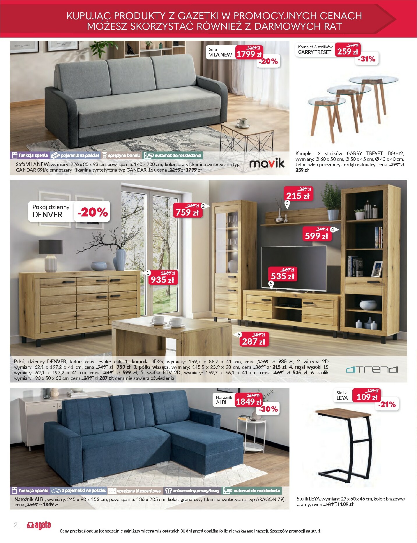 agata-meble - Gazetka Agata Meble - ważna od 24.09. do 11.10. - page: 2