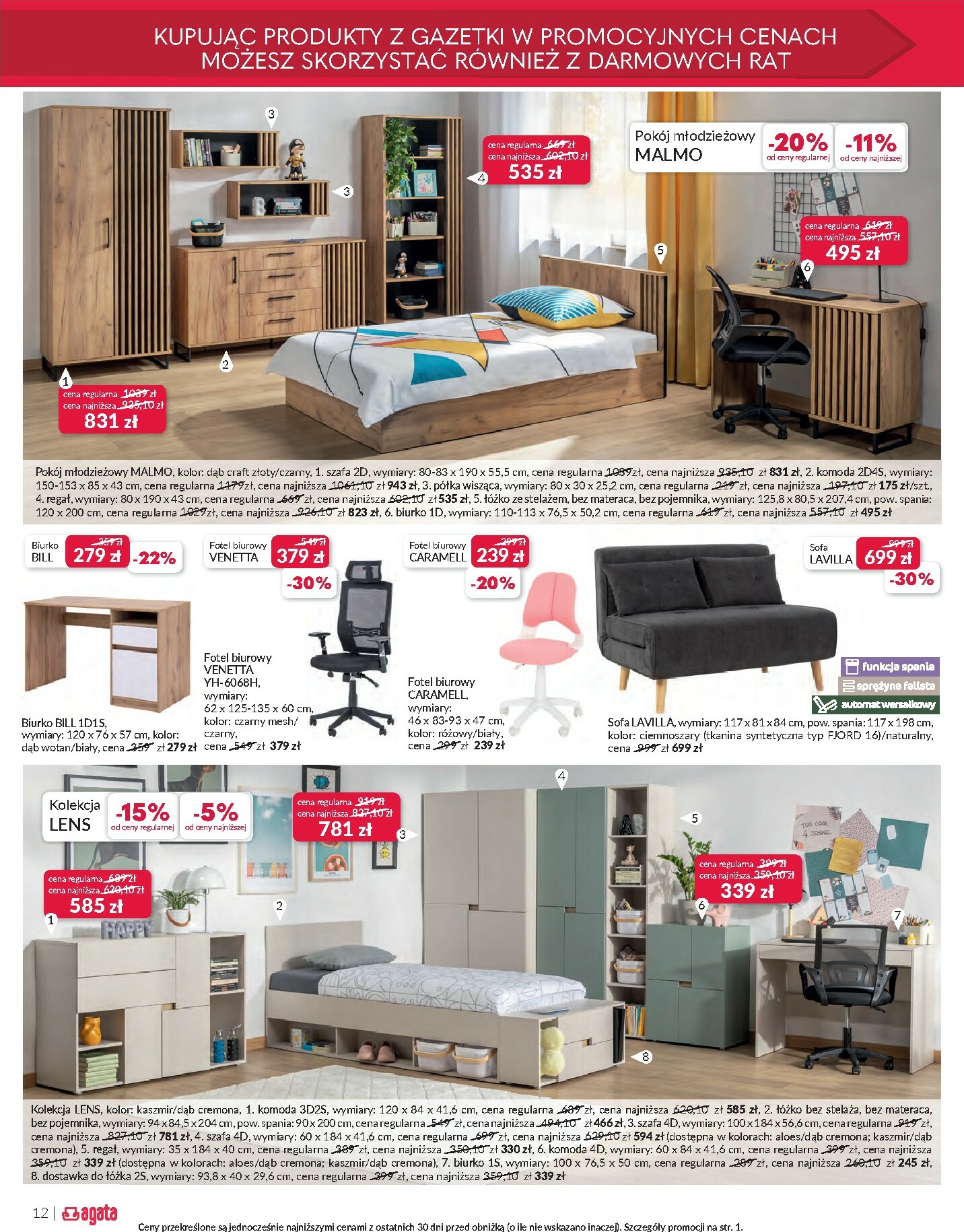 agata-meble - Gazetka Agata Meble - ważna od 24.09. do 11.10. - page: 12