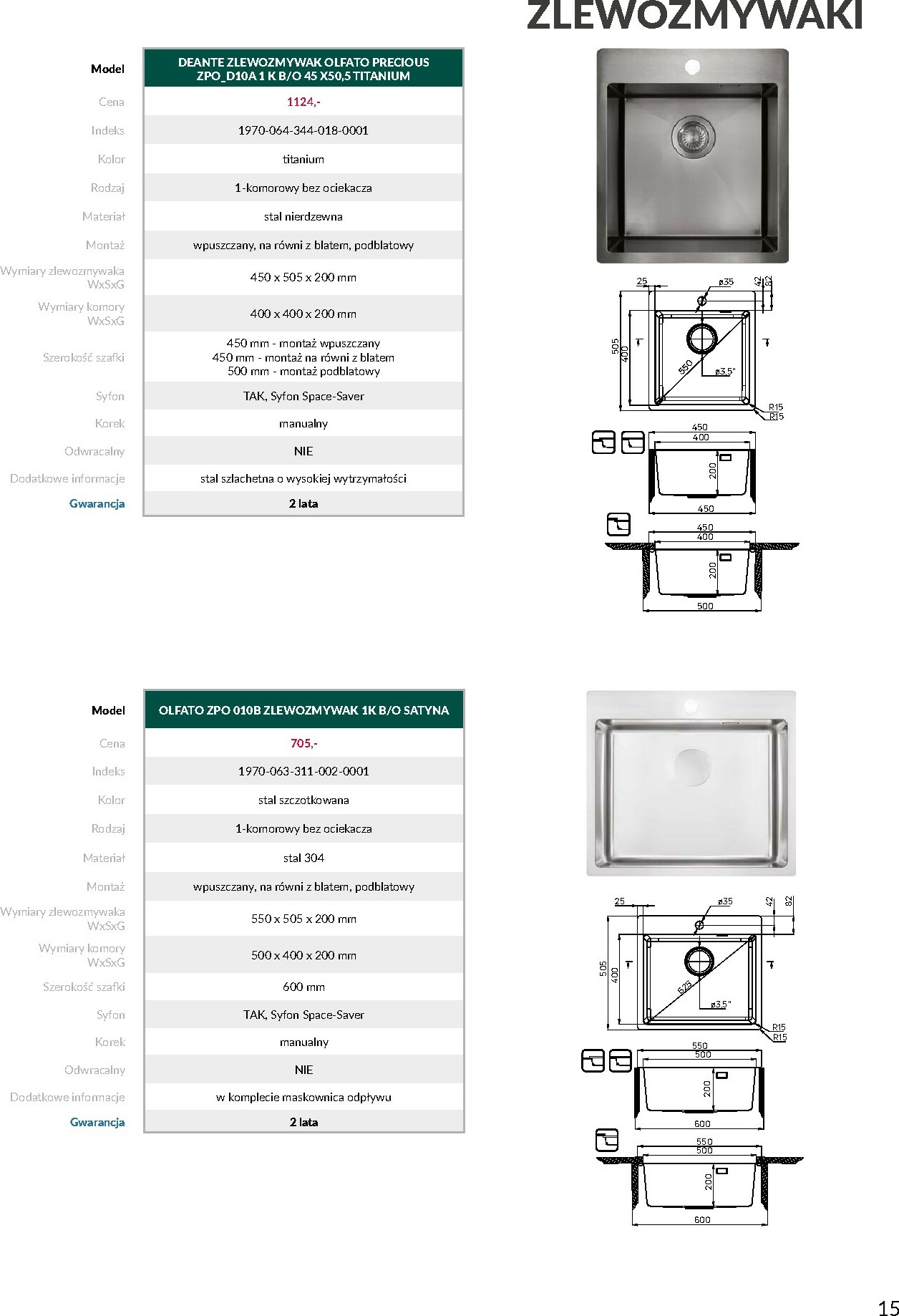 agata-meble - Gazetka Agata Meble - DEANTE Armatura - ważna od 01.10. do 31.12. - page: 15