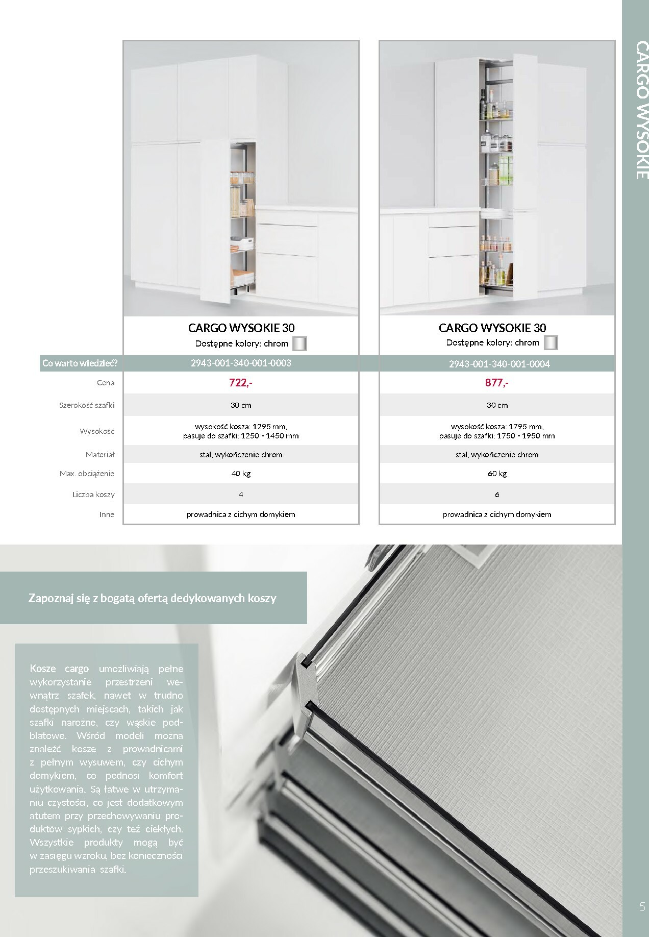 agata-meble - Gazetka Agata Meble - VORTUNG Systemy cargo - ważna od 01.10. do 31.12. - page: 5