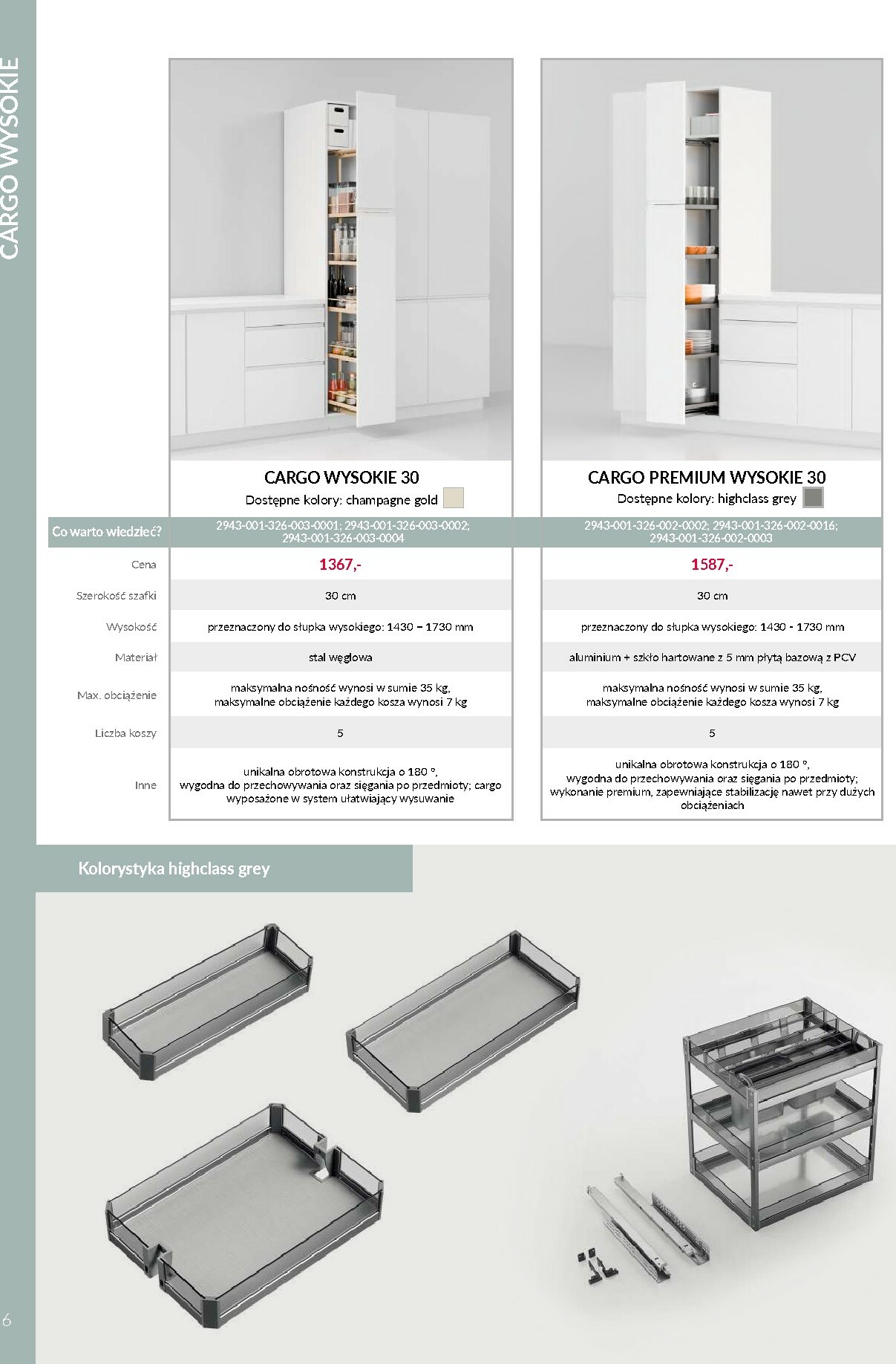 agata-meble - Gazetka Agata Meble - VORTUNG Systemy cargo - ważna od 01.10. do 31.12. - page: 6