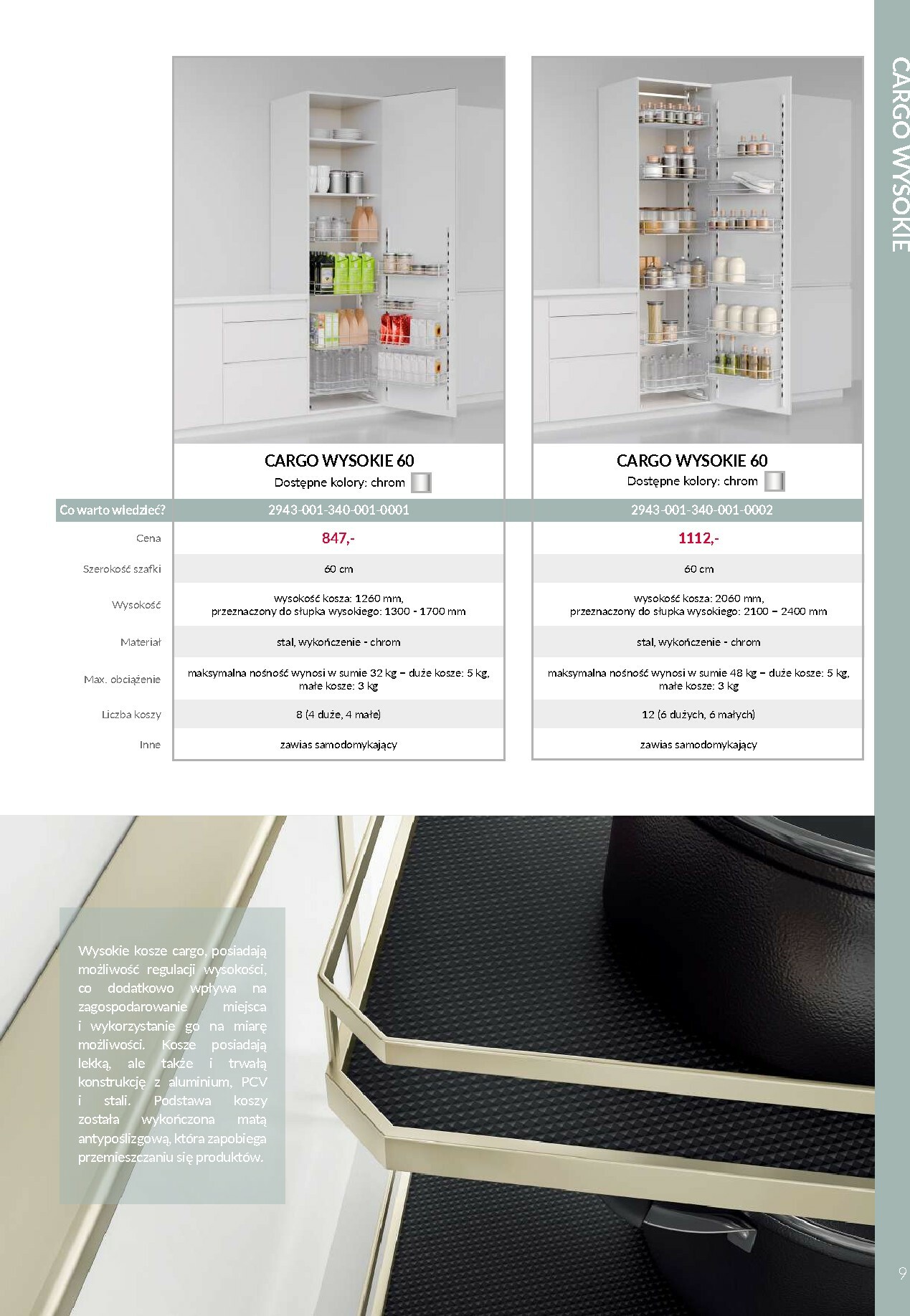 agata-meble - Gazetka Agata Meble - VORTUNG Systemy cargo - ważna od 01.10. do 31.12. - page: 9