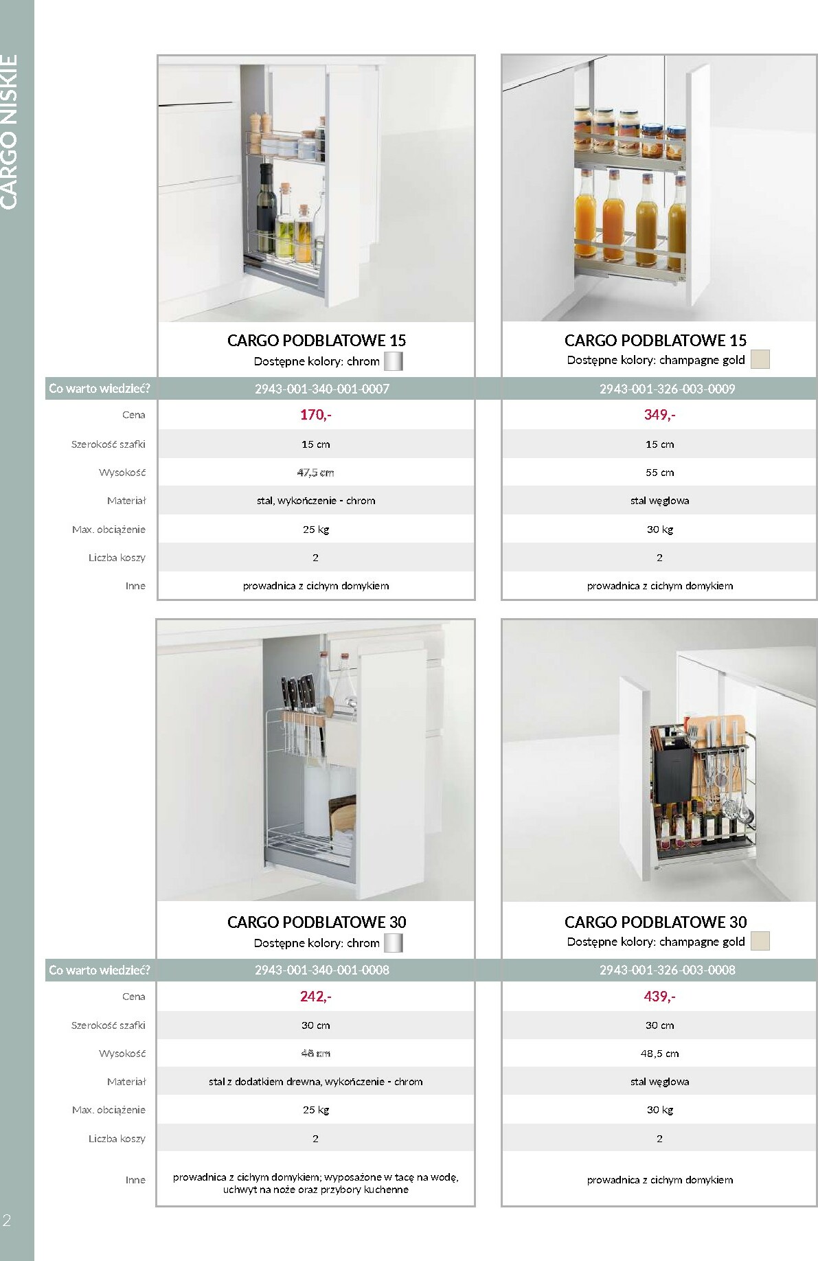 agata-meble - Gazetka Agata Meble - VORTUNG Systemy cargo - ważna od 01.10. do 31.12. - page: 2