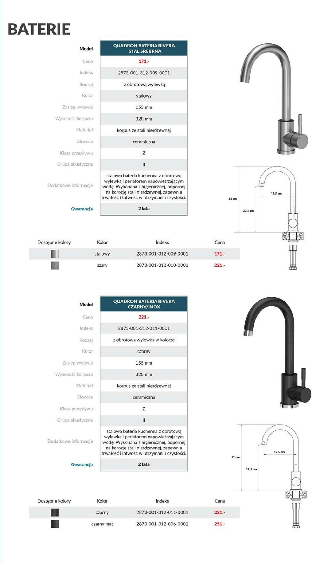 agata-meble - Gazetka Agata Meble - QUADRON Armatura - ważna od 01.10. do 31.12. - page: 2