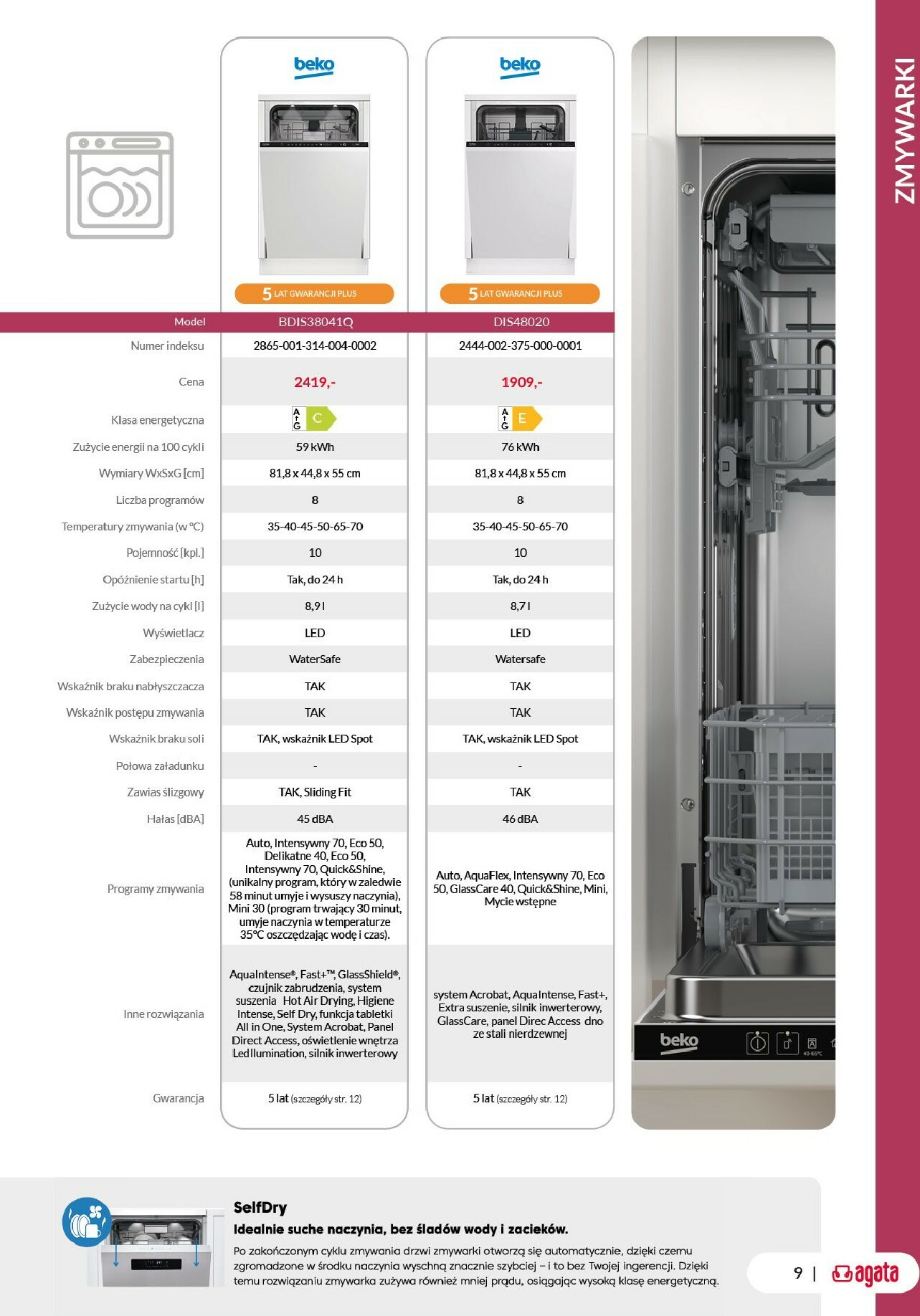 agata-meble - Gazetka Agata Meble - BEKO AGD - ważna od 01.10. do 31.12. - page: 9