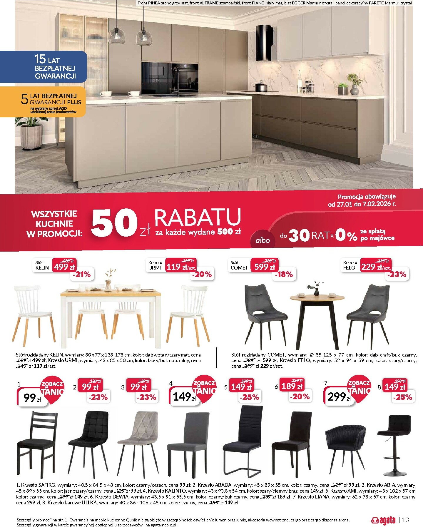 agata-meble - Gazetka Agata Meble - ważna od 27.01. do 07.02. - page: 13