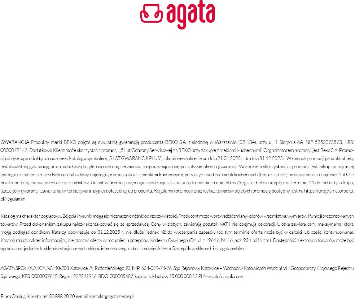 agata-meble - Aktualna gazetka Agata Meble - BEKO AGD ważna od 08.04.2026 do 31.12.2026 - page: 12