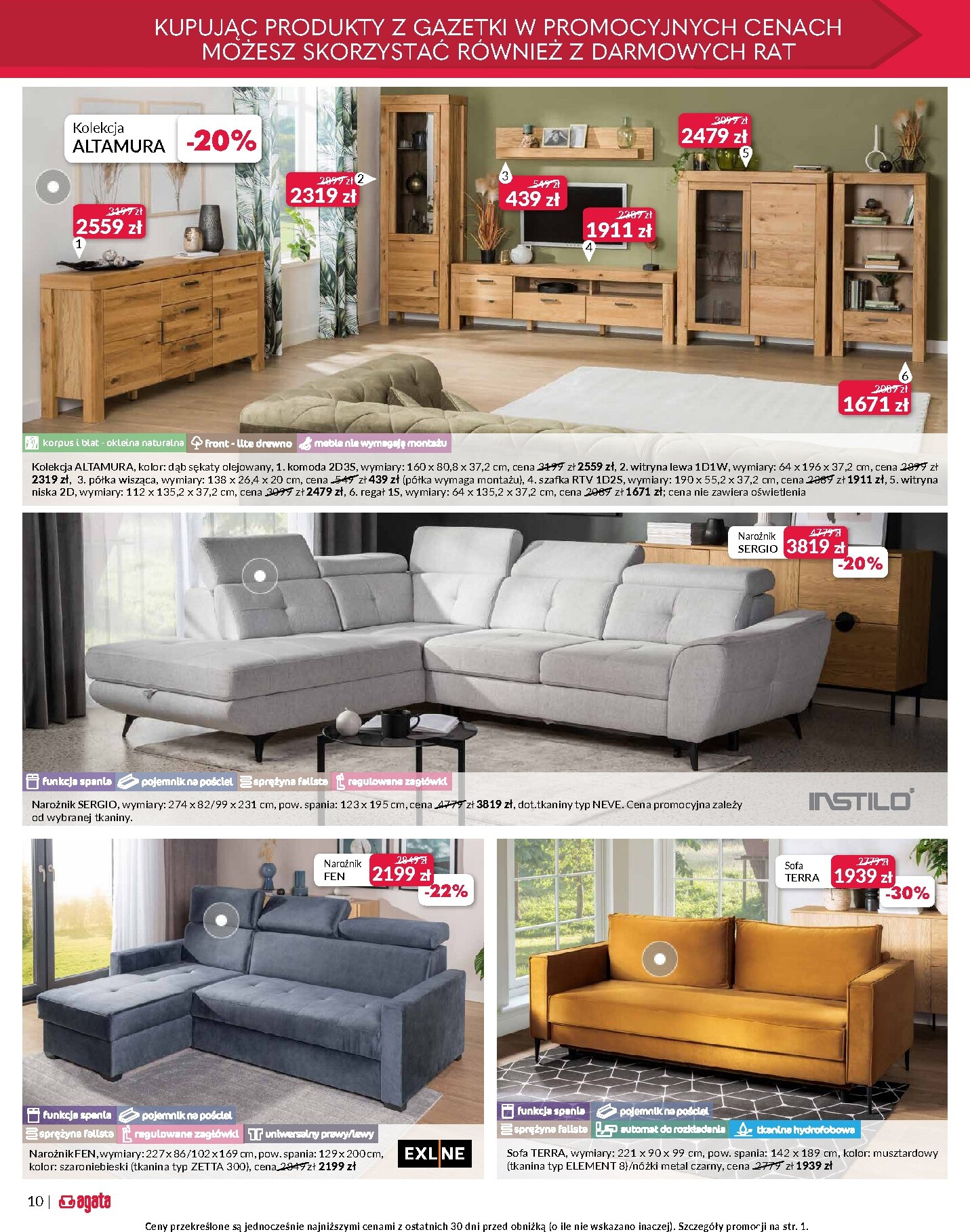 agata-meble - Aktualna gazetka Agata Meble ważna od 08.04.2026 do 26.04.2026 - page: 10