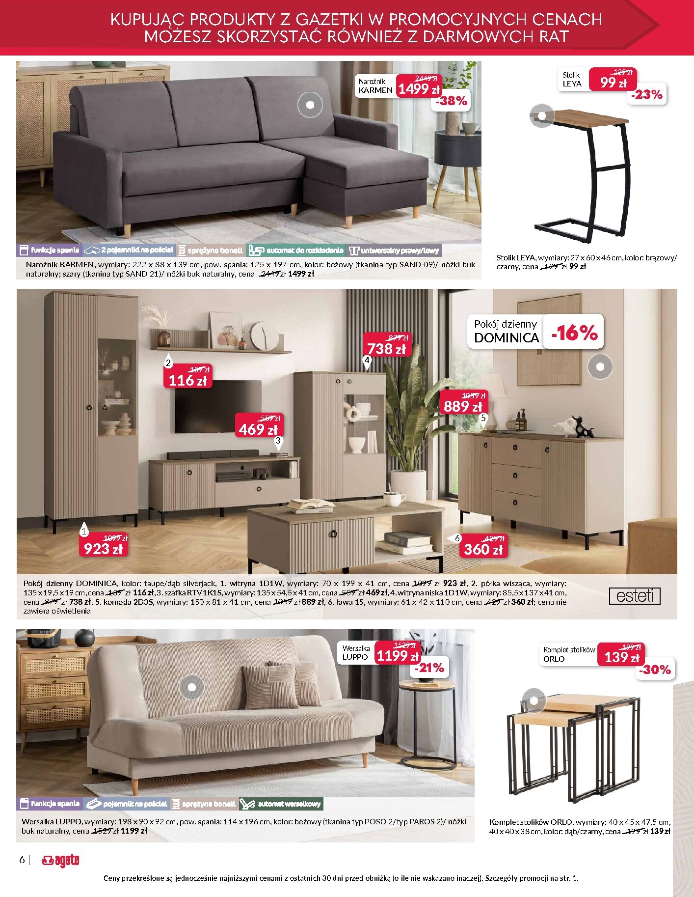 agata-meble - Aktualna gazetka Agata Meble ważna od 08.04.2026 do 26.04.2026 - page: 6