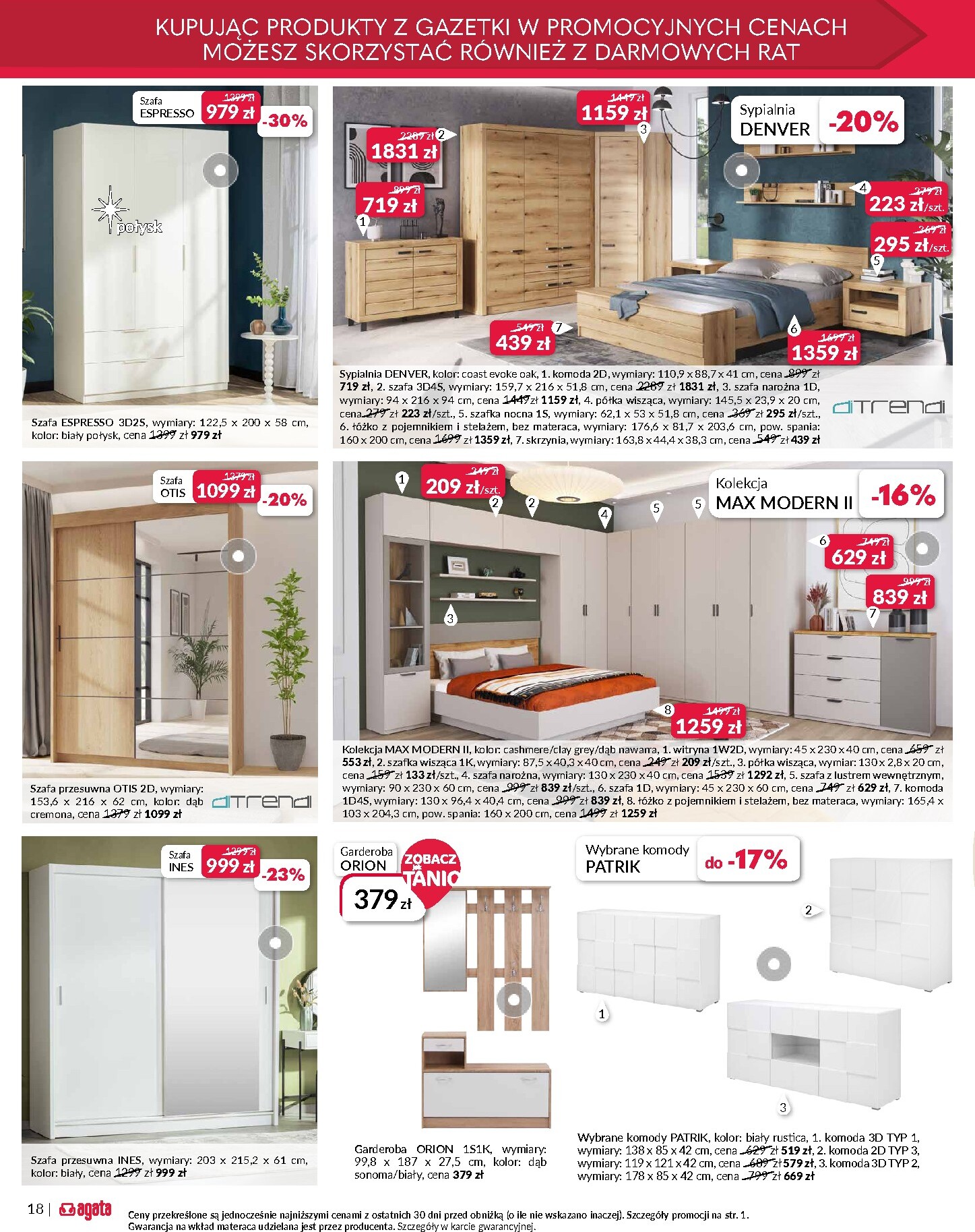 agata-meble - Aktualna gazetka Agata Meble ważna od 08.04.2026 do 26.04.2026 - page: 18