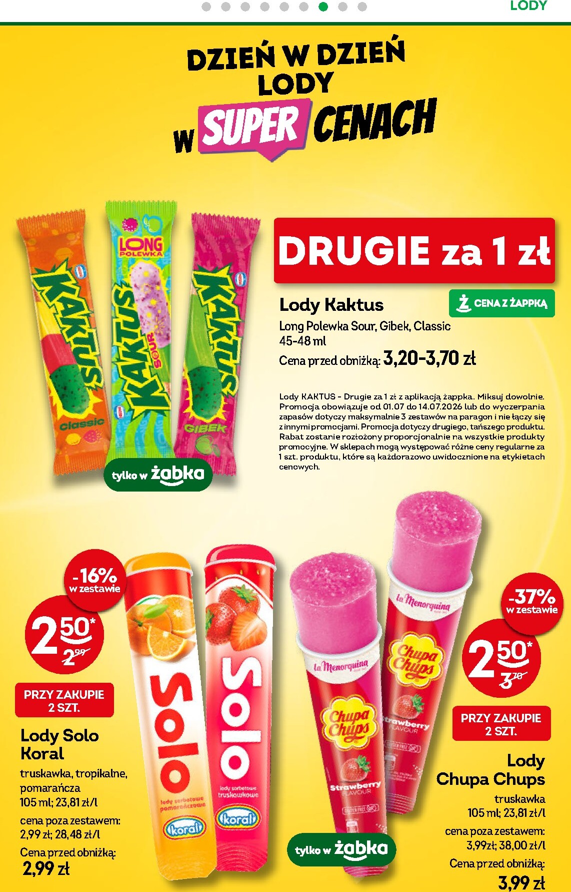 zabka - Aktualna gazetka Żabka ważna od 01.07.2026 do 14.07.2026 - page: 38