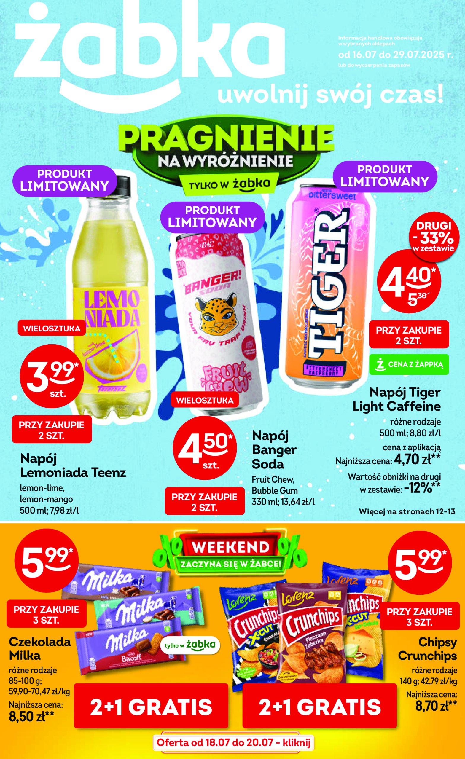 zabka - Gazetka Żabka ważna od 16.07. - 29.07. - page: 1 zabka - Gazetka Żabka ważna od 16.07. - 29.07. - page: 1
