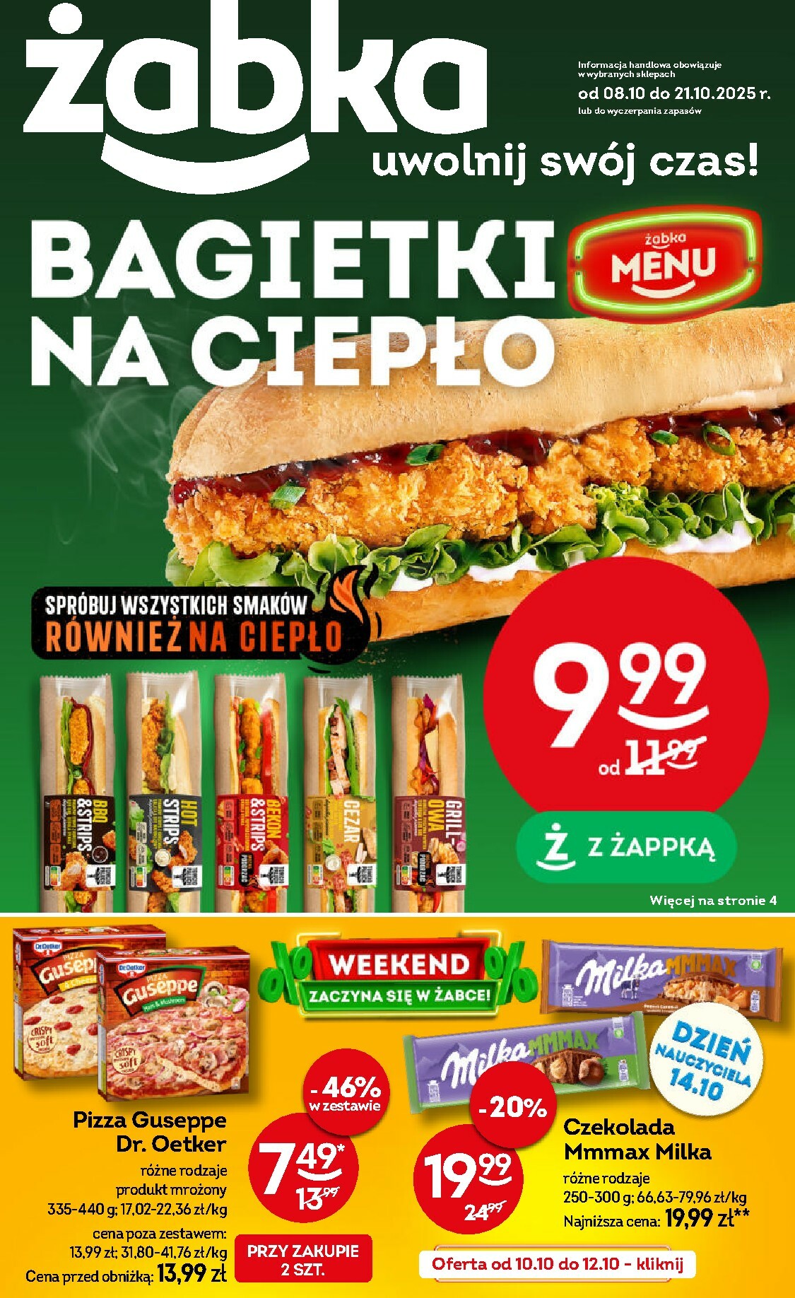 zabka - Gazetka Żabka - ważna od 08.10. do 21.10.