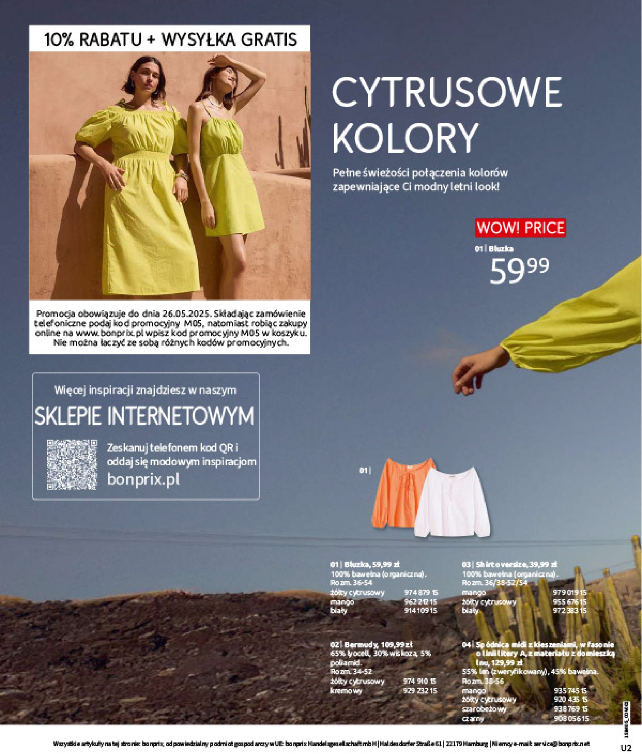 bonprix - Bonprix - Cytrusowe kolory gazetka ważna od 28.05. - 07.07. - page: 2 bonprix - Bonprix - Cytrusowe kolory gazetka ważna od 28.05. - 07.07. - page: 2