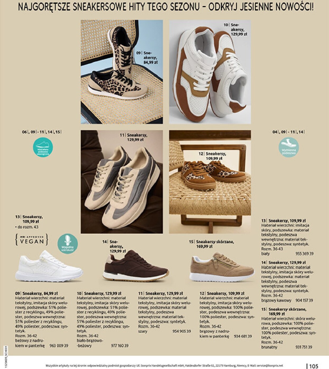 bonprix - Gazetka Bonprix - Przytulny sezon przejściowy - ważna od 23.09. do 03.11. - page: 107