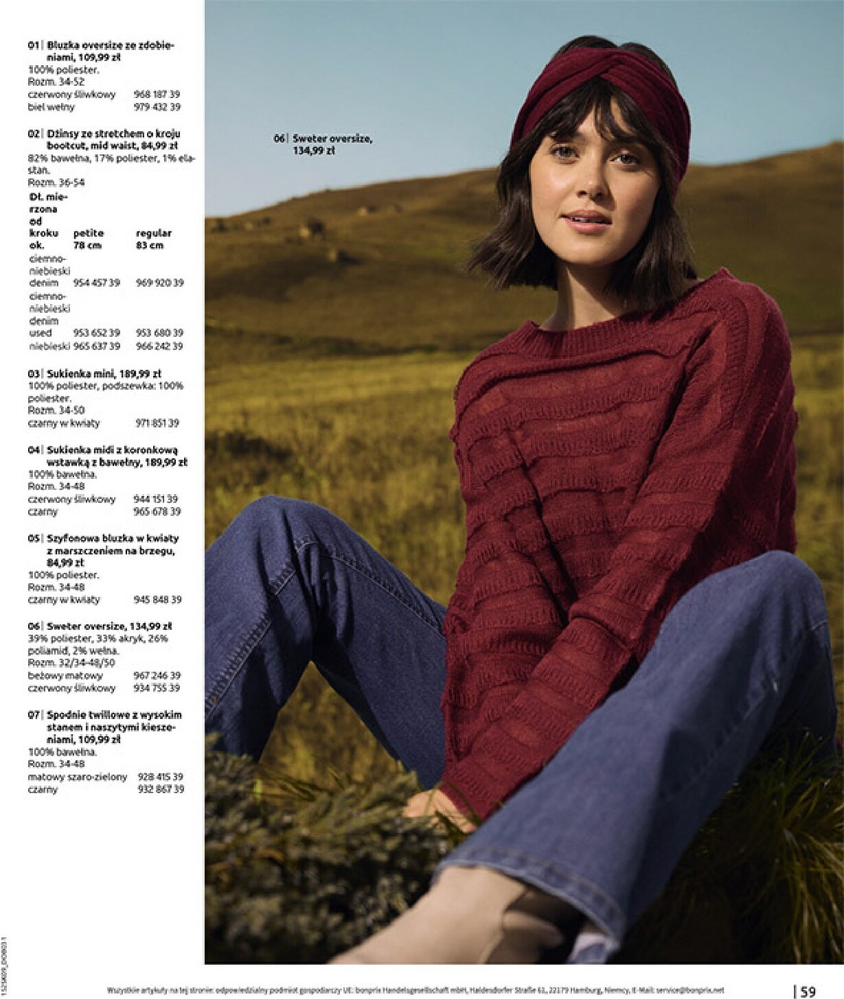 bonprix - Gazetka Bonprix - Przytulny sezon przejściowy - ważna od 23.09. do 03.11. - page: 61