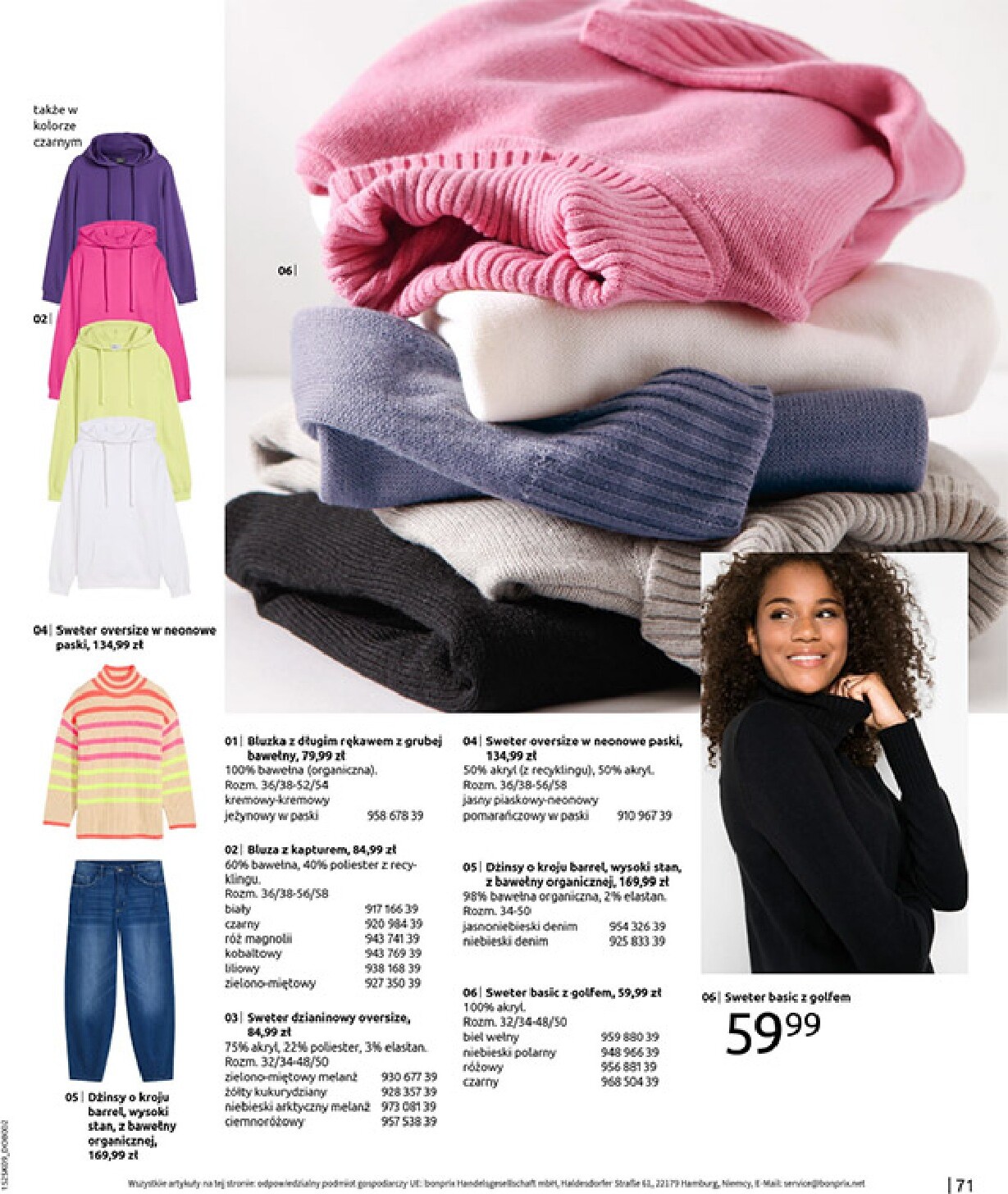 bonprix - Gazetka Bonprix - Przytulny sezon przejściowy - ważna od 23.09. do 03.11. - page: 73