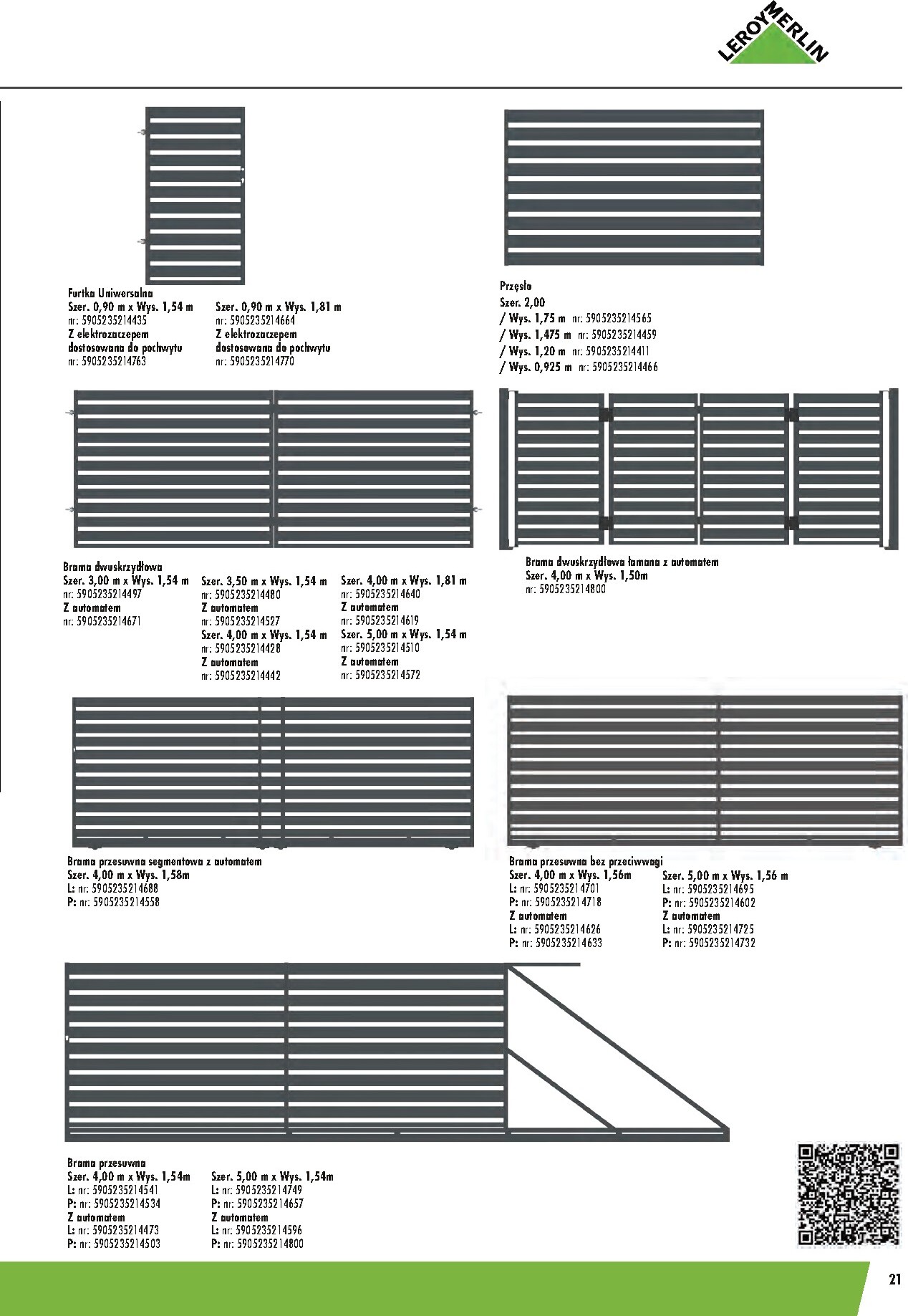 leroy-merlin - Gazetka Leroy Merlin - Ogrodzenie Polbram - ważna od 15.03.2026 do 31.12.2026 - page: 21