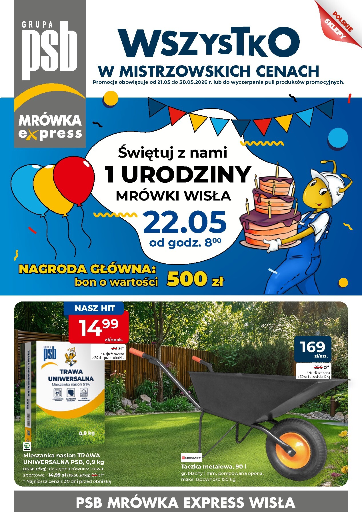 mrowka - Aktualna gazetka Mrówka - Express ważna od 21.05.2026 do 30.05.2026