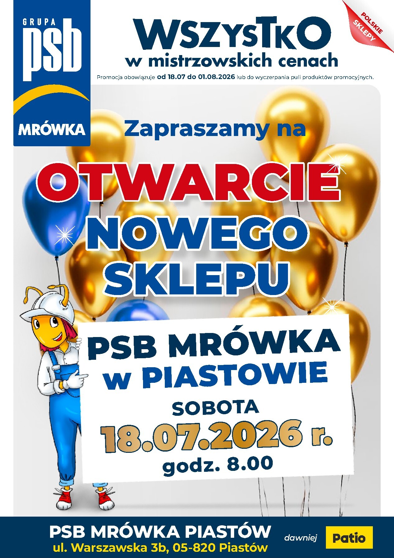 mrowka - Aktualna gazetka Mrówka ważna od 18.07.2026 do 01.08.2026