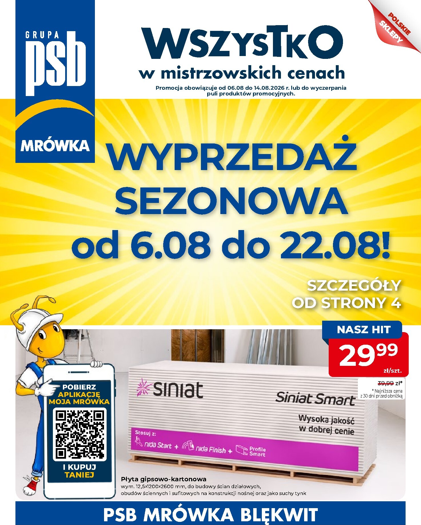 mrowka - Nowa gazetka Mrówka - Blękwit ważna od 06.08.2026 do 14.08.2026