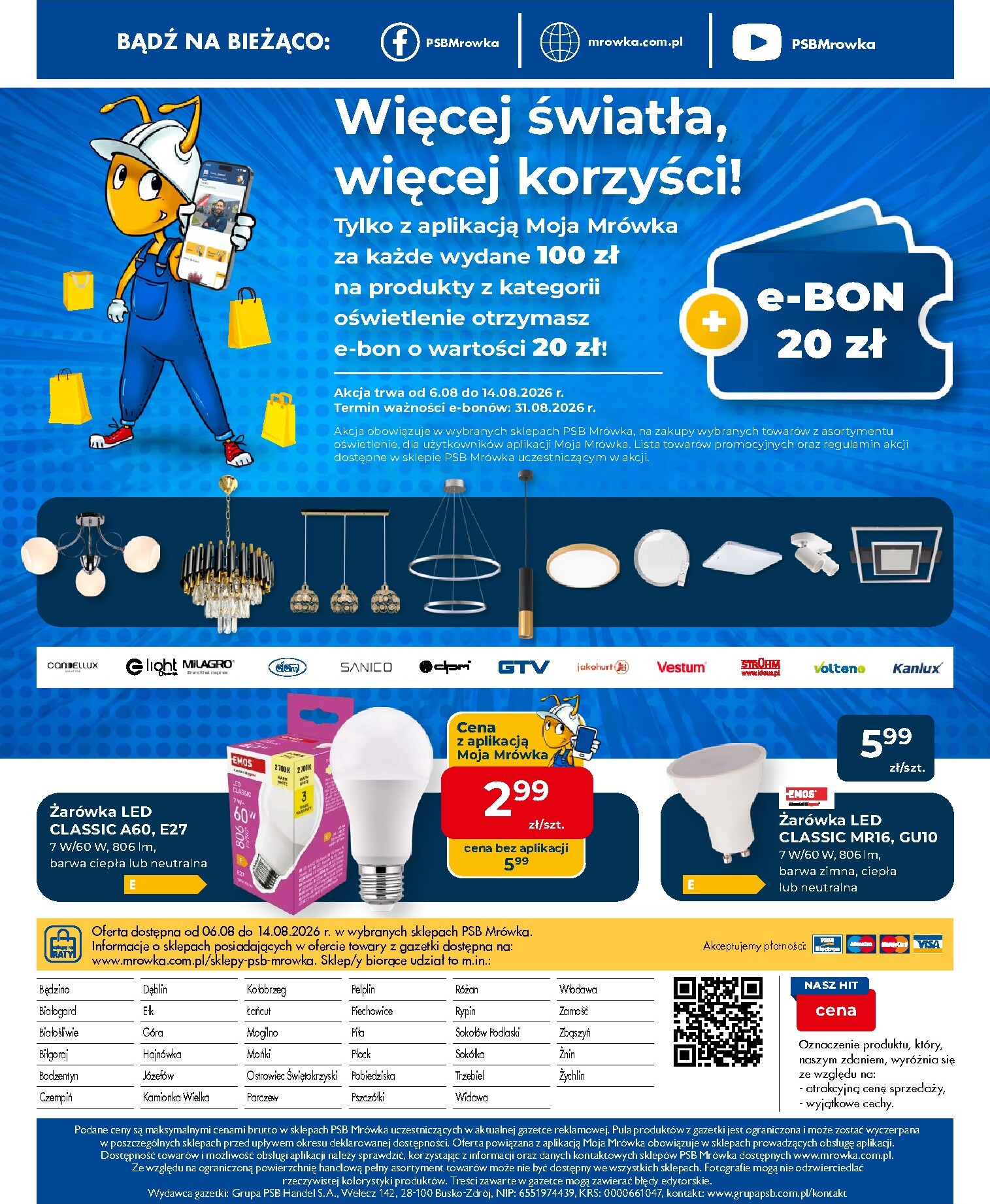 mrowka - Nowa gazetka Mrówka - Będzino ważna od 06.08.2026 do 14.08.2026 - page: 4