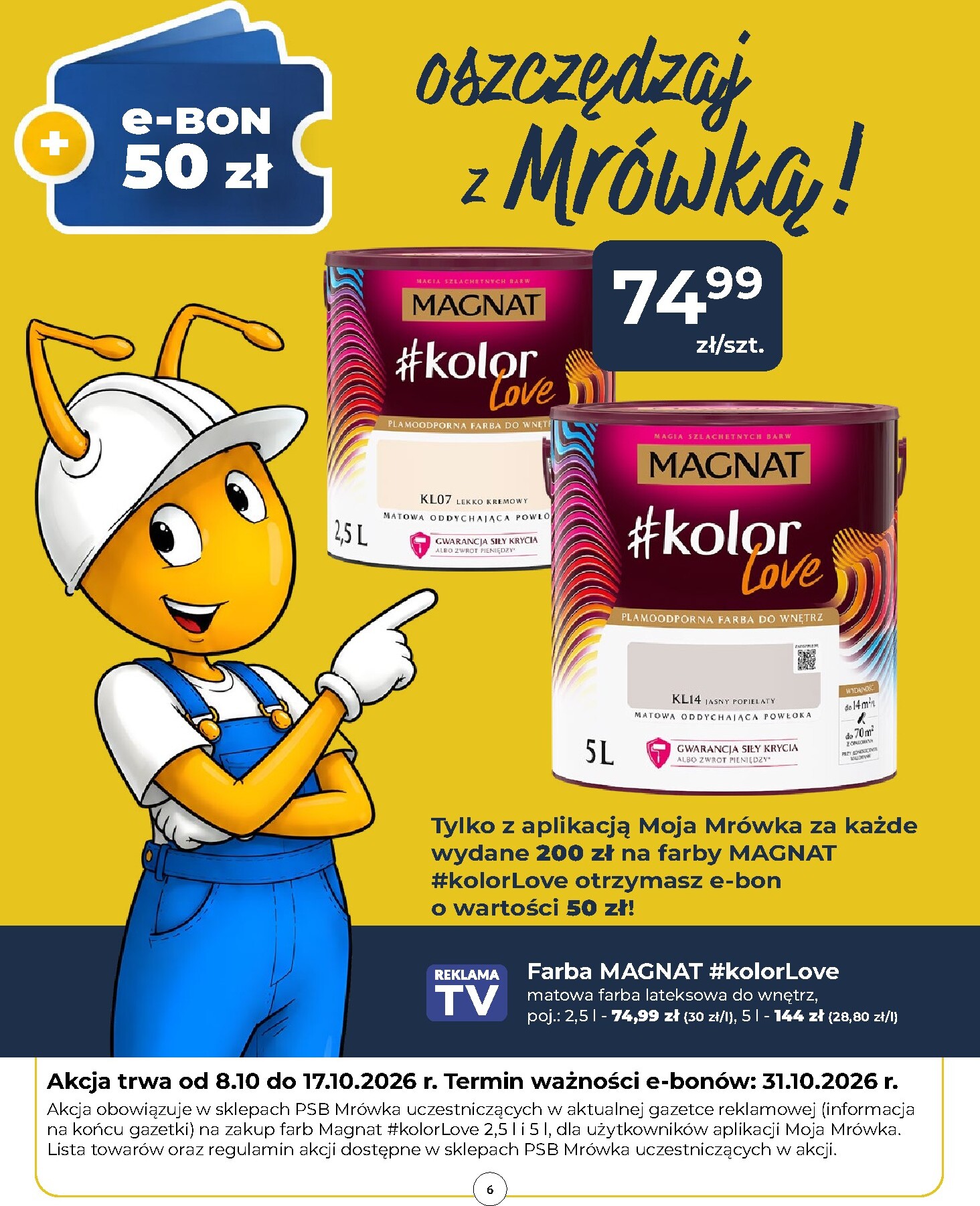 mrowka - Aktualna gazetka Mrówka - Bytów ważna od 08.10.2026 do 17.10.2026 - page: 6