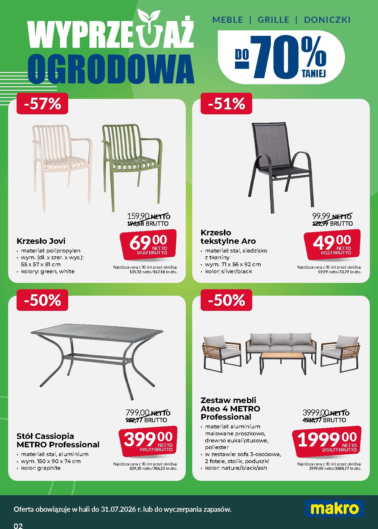 makro - Aktualna gazetka Makro - Wyprzedaż ogrodowa ważna od 17.06.2026 do 31.07.2026 - page: 2