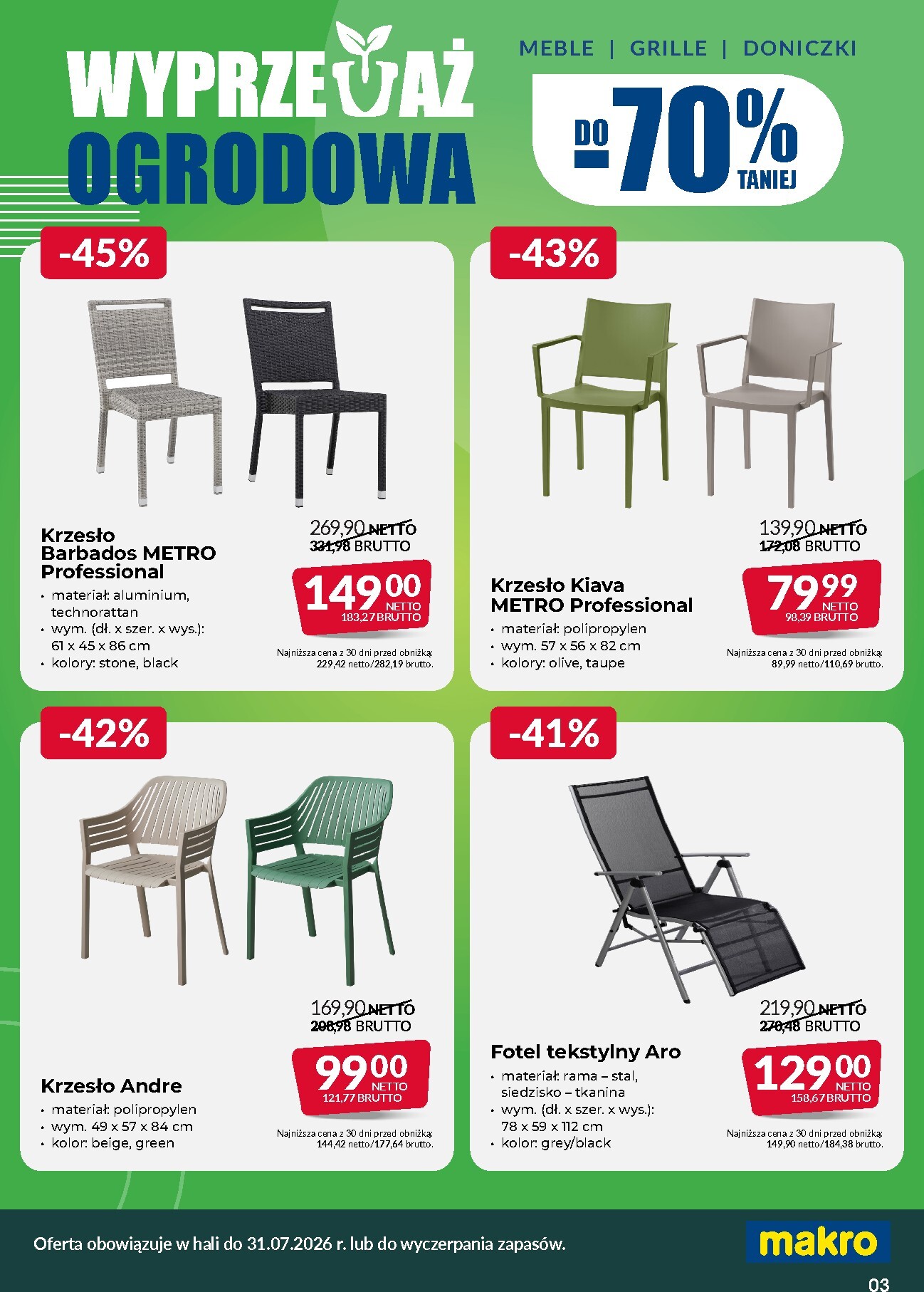 makro - Aktualna gazetka Makro - Wyprzedaż ogrodowa ważna od 17.06.2026 do 31.07.2026 - page: 3