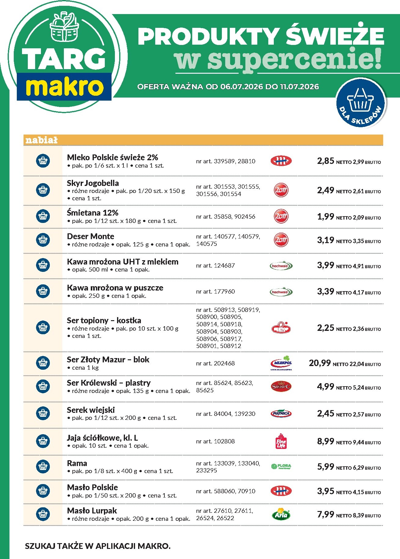 makro - Aktualna gazetka Makro - Targ ważna od 06.07.2026 do 11.07.2026 - page: 7