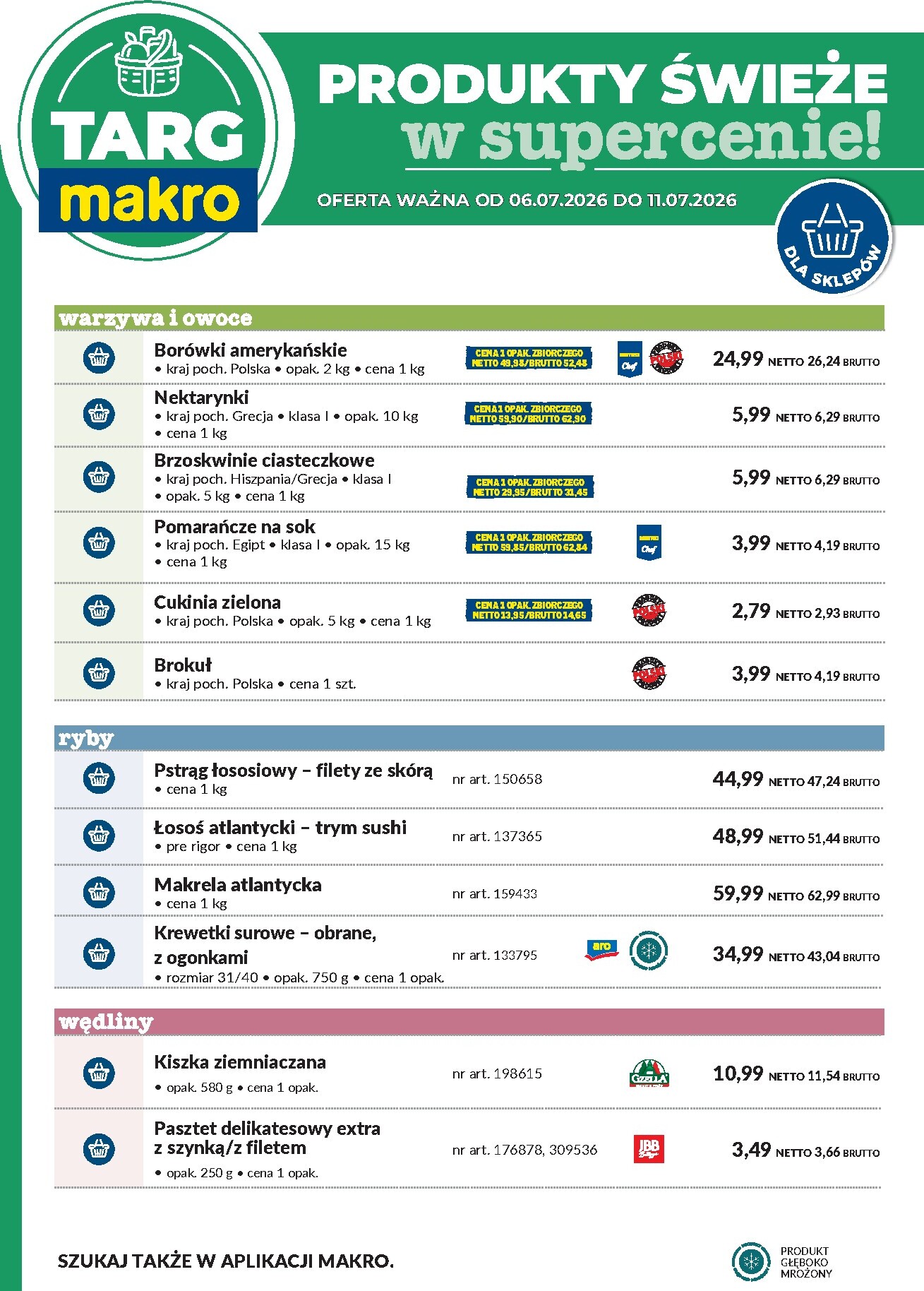 makro - Aktualna gazetka Makro - Targ ważna od 06.07.2026 do 11.07.2026 - page: 6