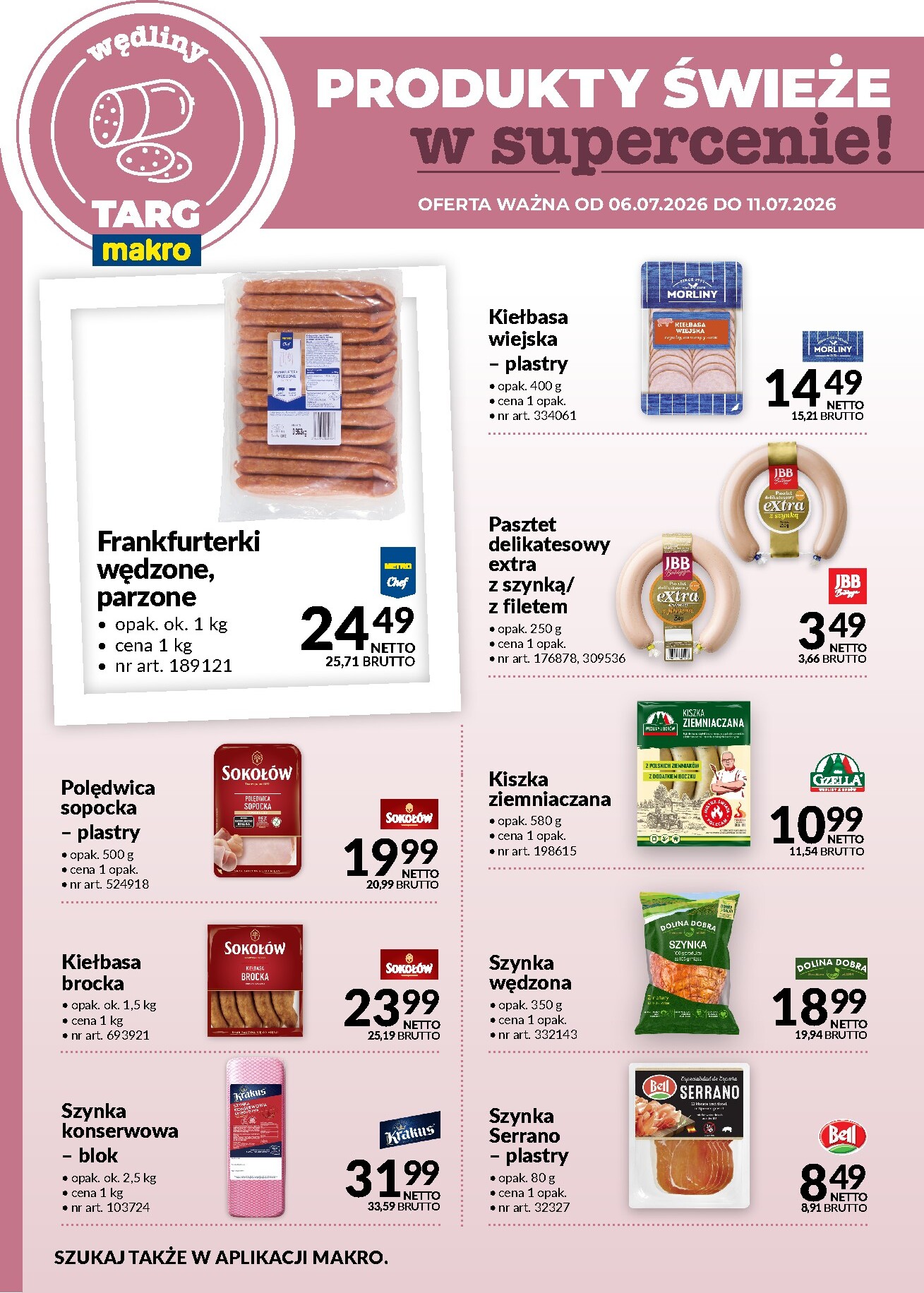 makro - Aktualna gazetka Makro - Produkty świeże w supercenie! ważna od 06.07.2026 do 11.07.2026 - page: 2