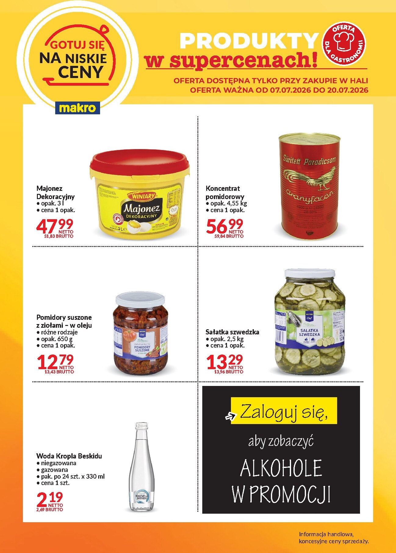 makro - Aktualna gazetka Makro - Gotuj się na niskie ceny ważna od 06.07.2026 do 20.07.2026