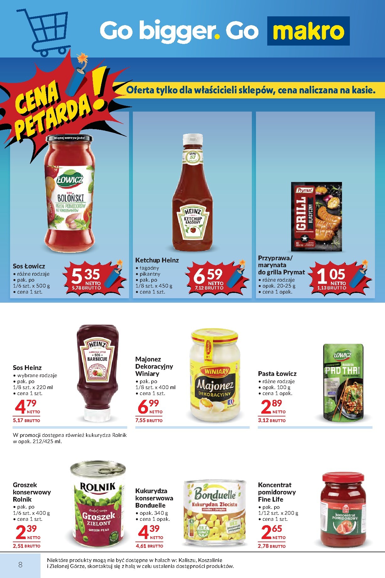 makro - Nowa gazetka Makro - Mega oferty dla Twojego Sklepu ważna od 21.07.2026 do 03.08.2026 - page: 8